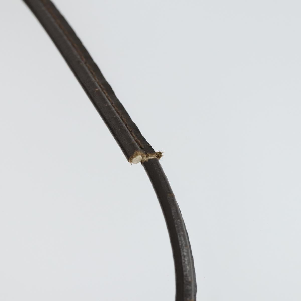 FENDI Zucca Canvas Zucchino Canvas Bag PVC 3 Set Black Brown Auth fm5063