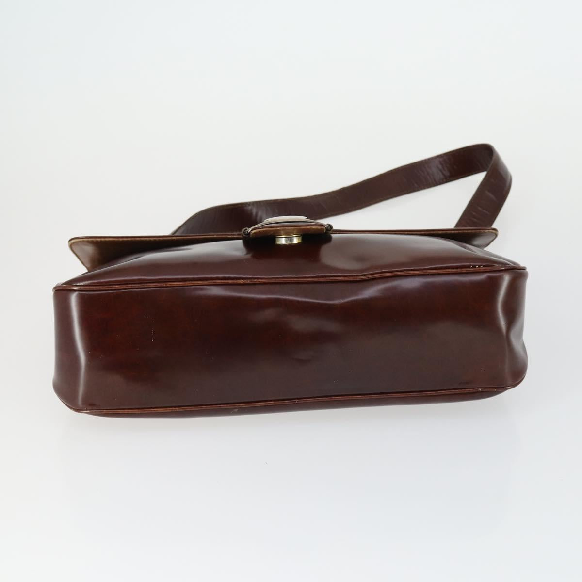 Salvatore Ferragamo Vala Bag Leather nylon 3 Set Beige Brown Auth fm5064