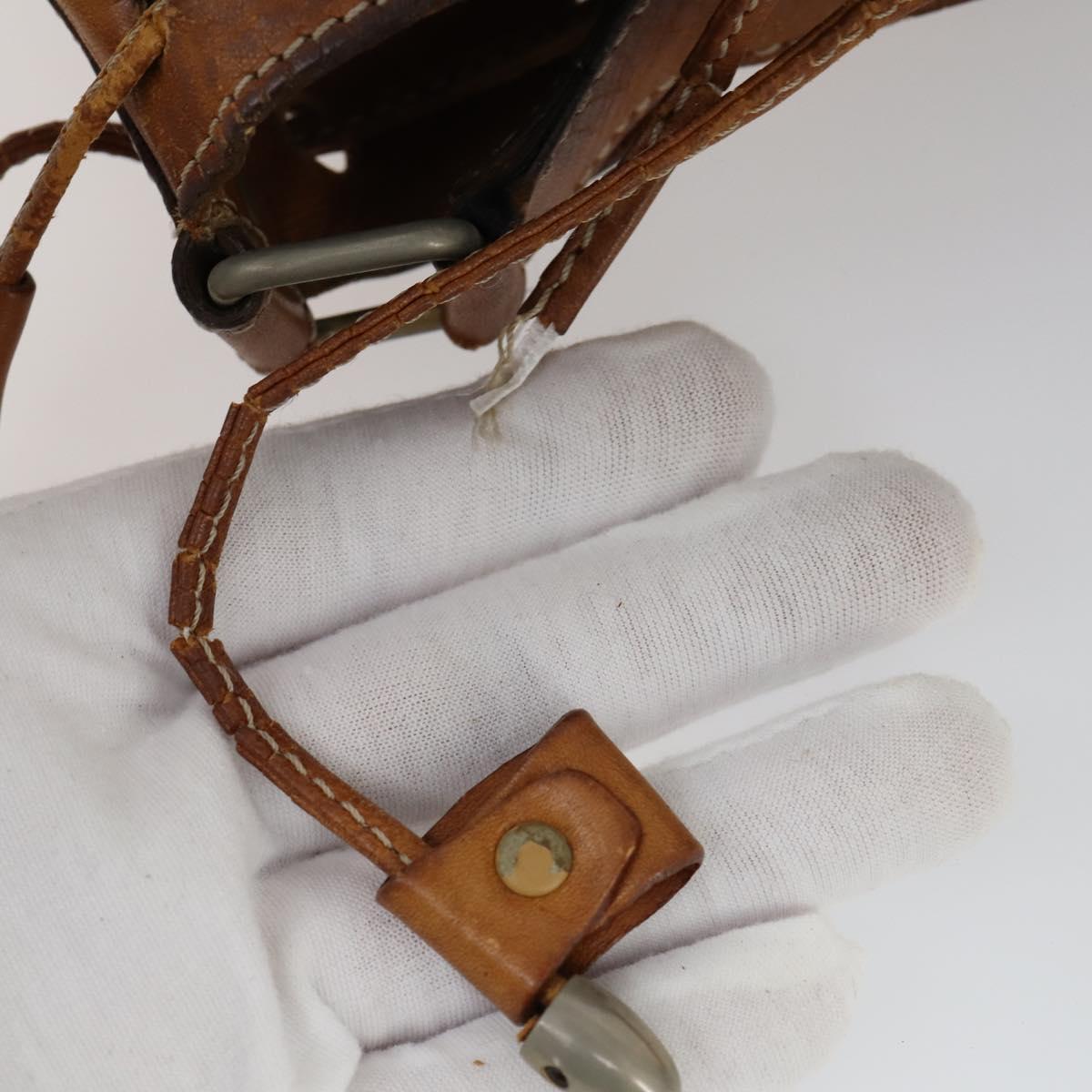 CELINE Macadam Canvas C Macadam Canvas Bag PVC 4 Set Brown Navy Auth fm5067