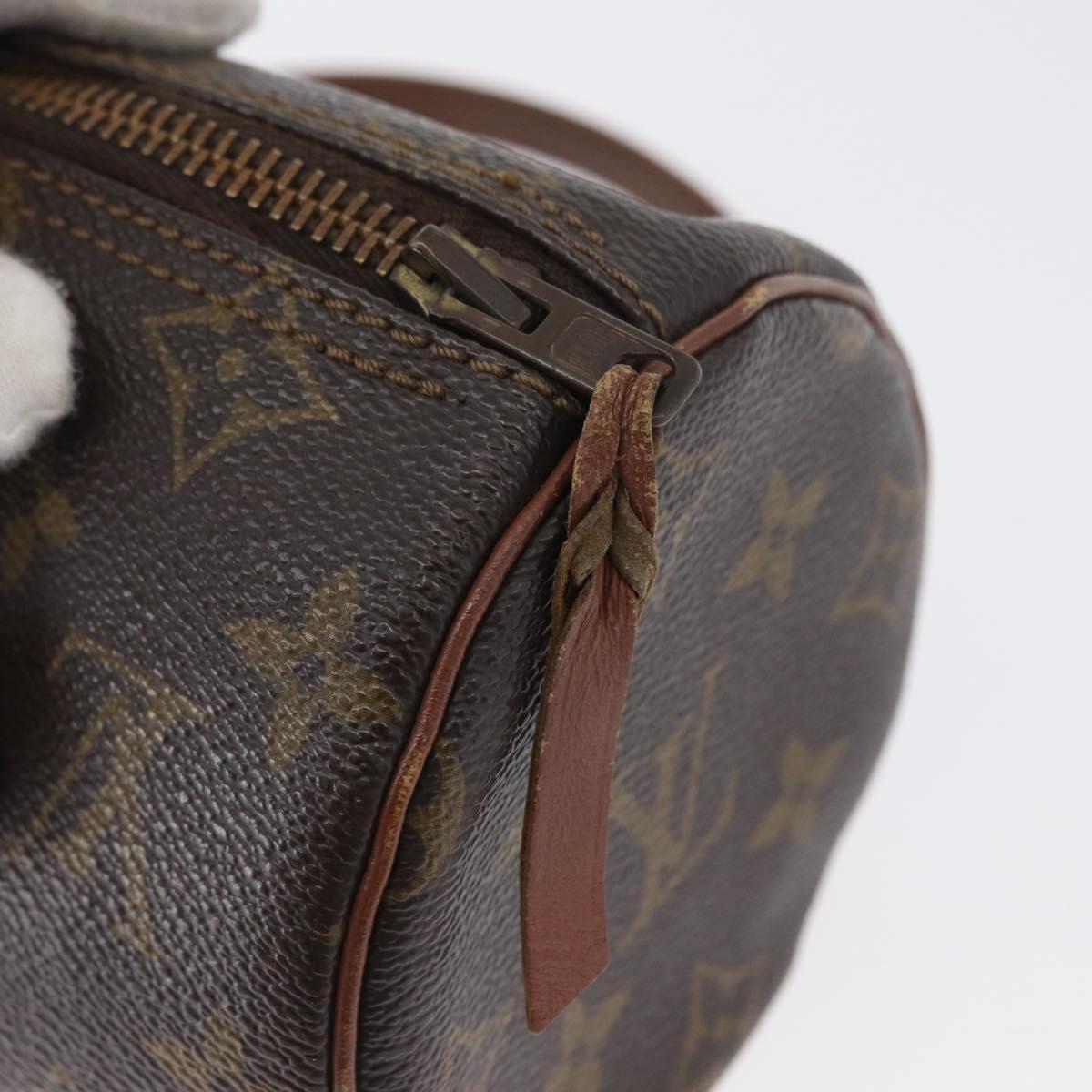 LOUIS VUITTON Monogram Papillon 22 Hand Bag M51367 LV Auth fm5077