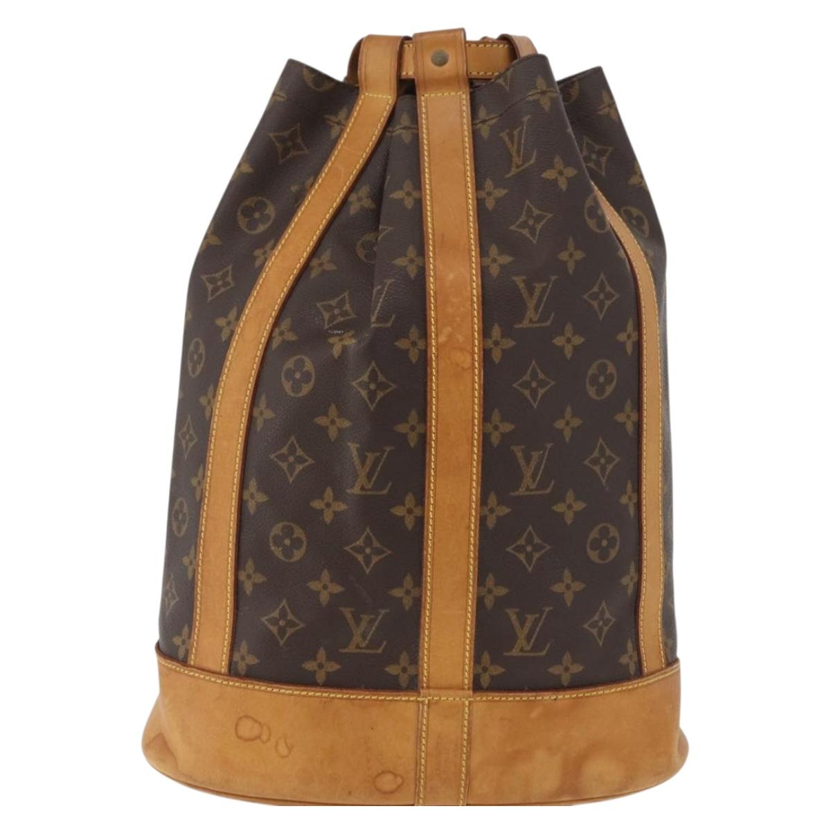 LOUIS VUITTON Monogram Randonnee PM Shoulder Bag M42243 LV Auth fm5097