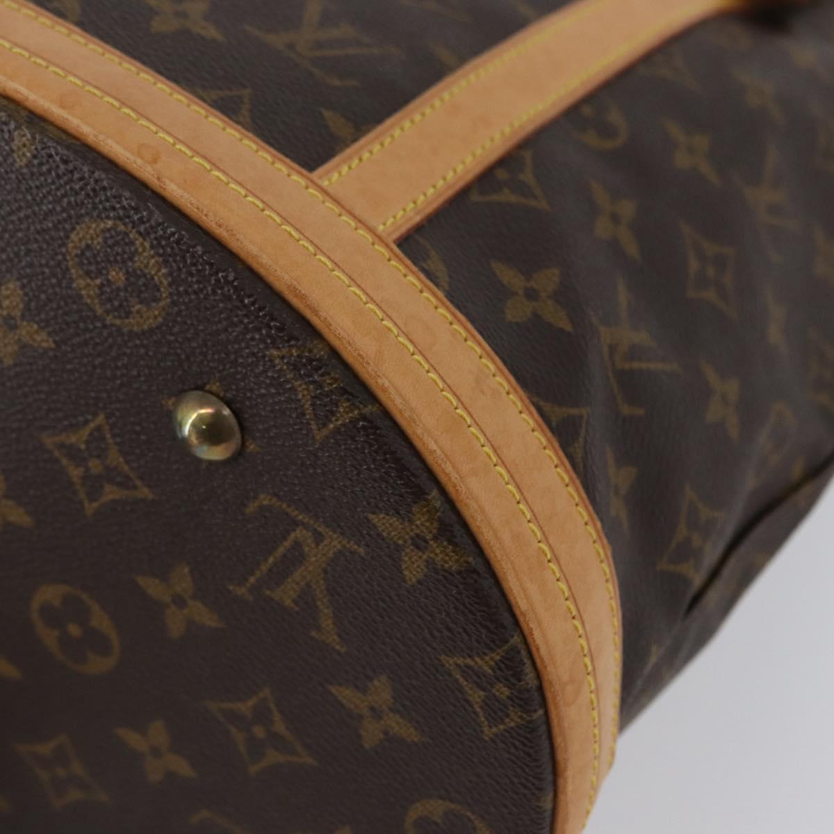 LOUIS VUITTON Monogram Bucket GM Shoulder Bag M42236 LV Auth fm5099