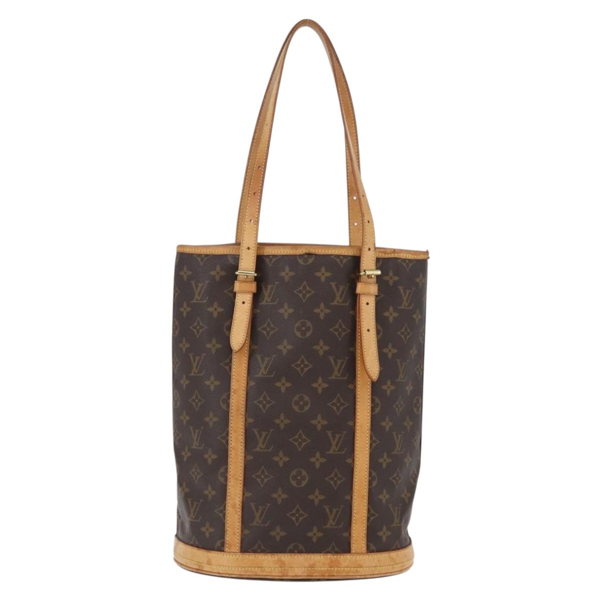 LOUIS VUITTON Monogram Bucket GM Shoulder Bag M42236 LV Auth fm5099