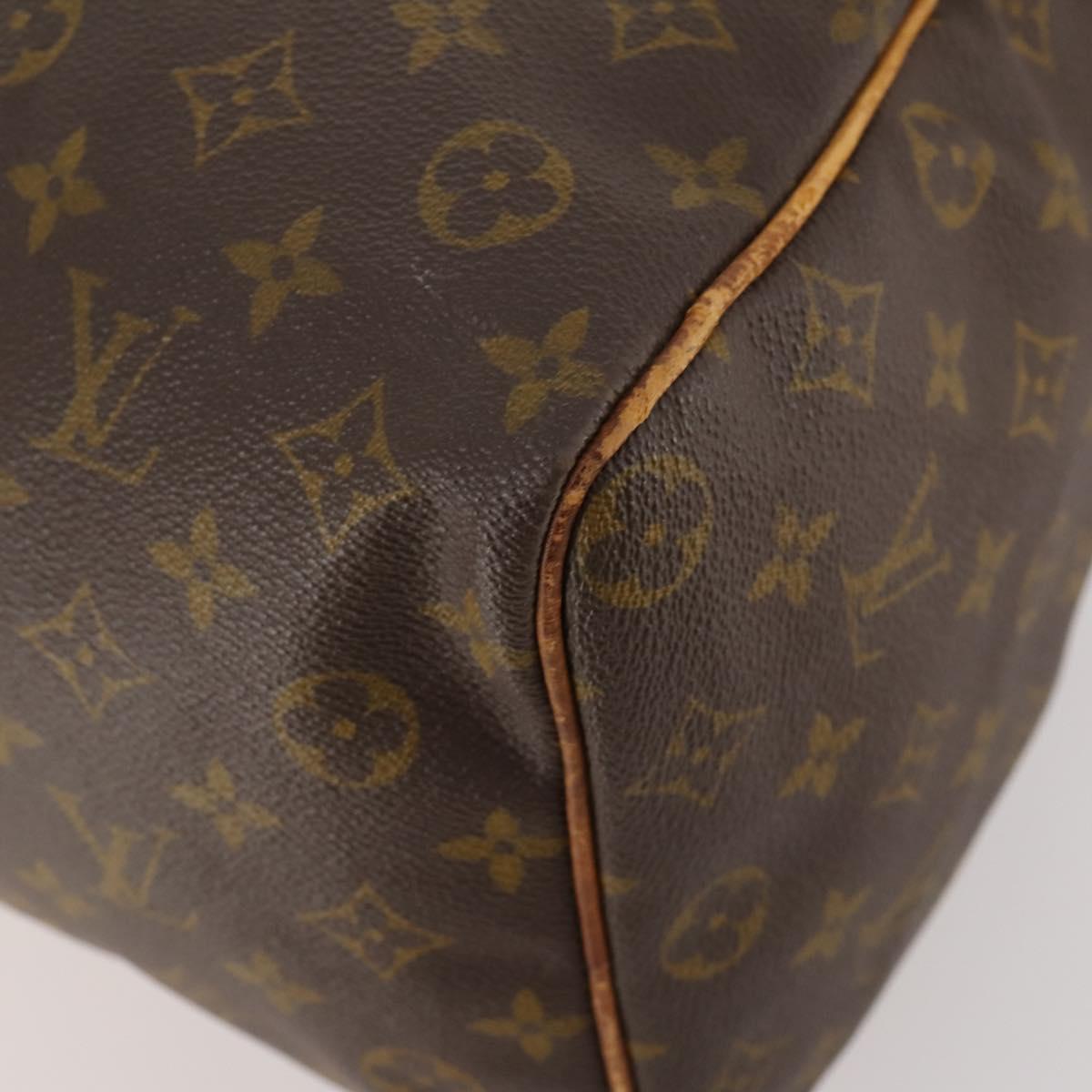 LOUIS VUITTON Monogram Speedy 35 Hand Bag M41524 LV Auth fm5101