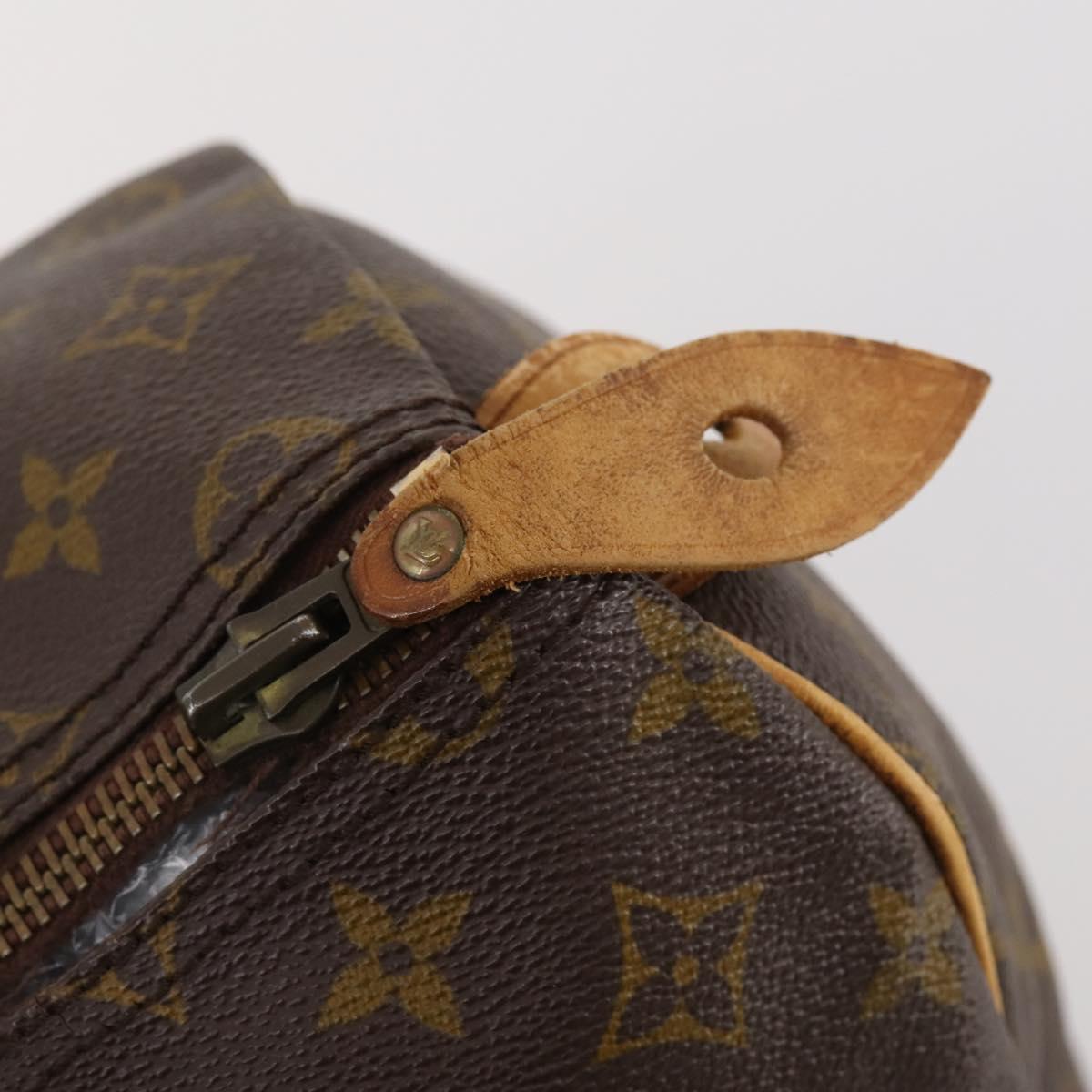 LOUIS VUITTON Monogram Speedy 35 Hand Bag M41524 LV Auth fm5101