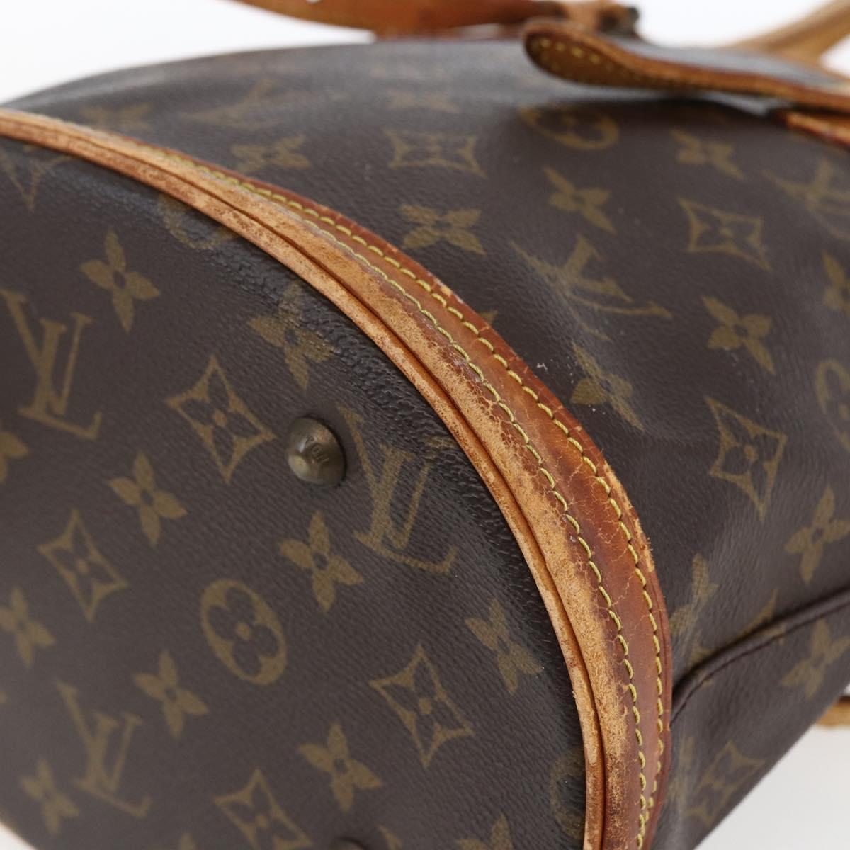 LOUIS VUITTON Monogram Bucket PM Shoulder Bag M42238 LV Auth fm5104