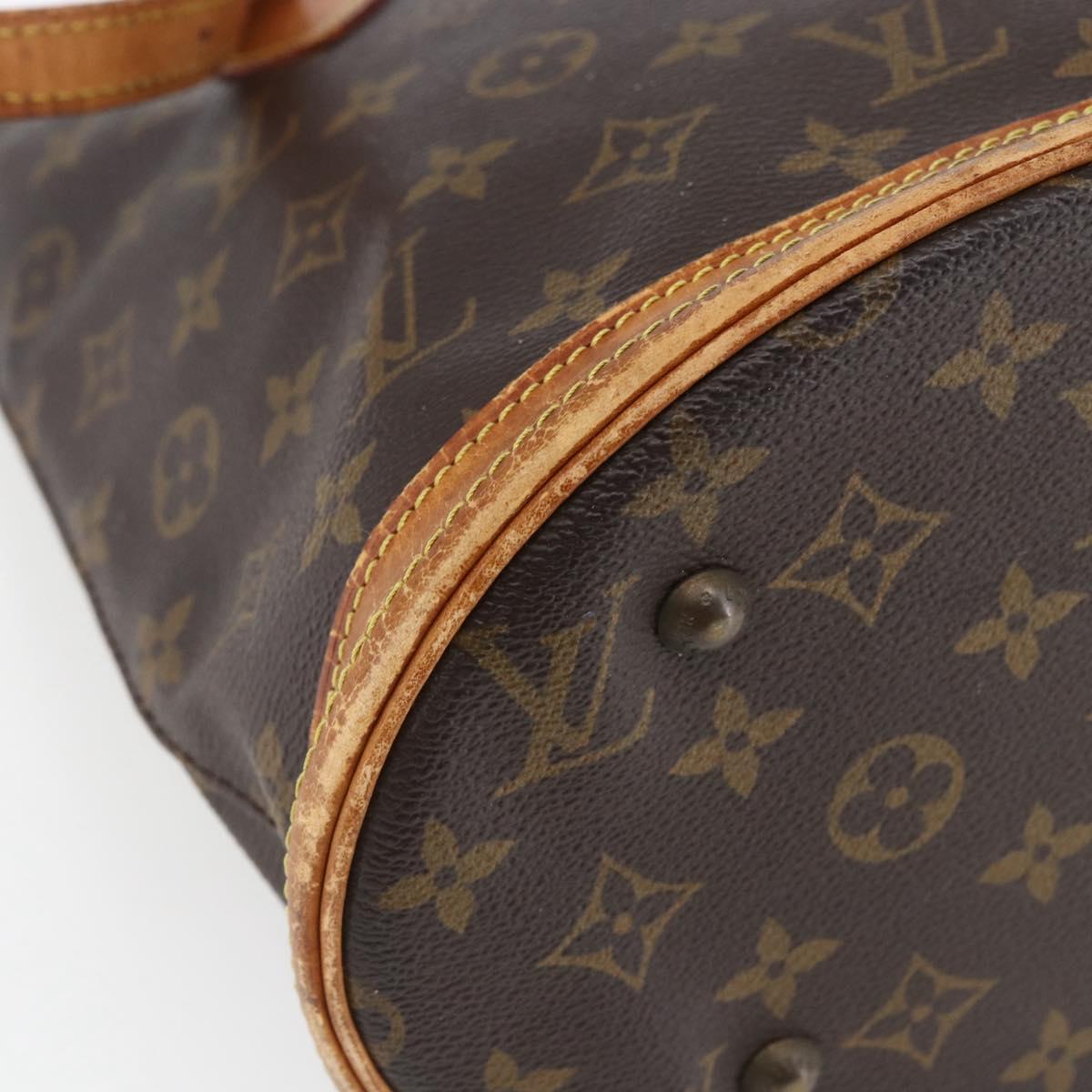 LOUIS VUITTON Monogram Bucket PM Shoulder Bag M42238 LV Auth fm5104