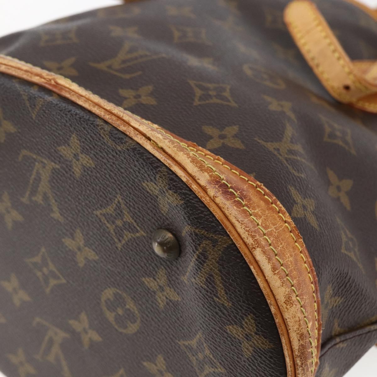 LOUIS VUITTON Monogram Bucket PM Shoulder Bag M42238 LV Auth fm5104