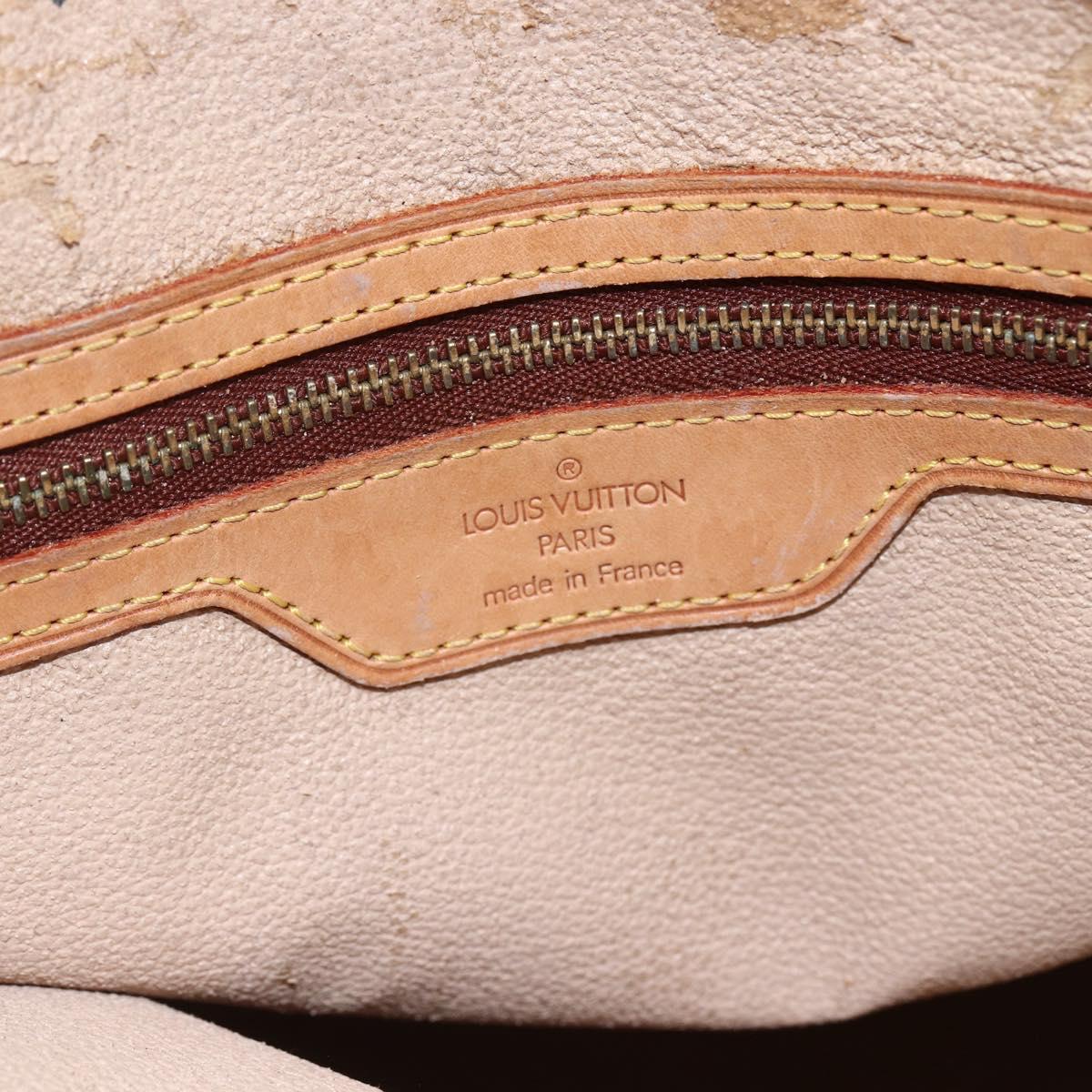 LOUIS VUITTON Monogram Bucket PM Shoulder Bag M42238 LV Auth fm5104