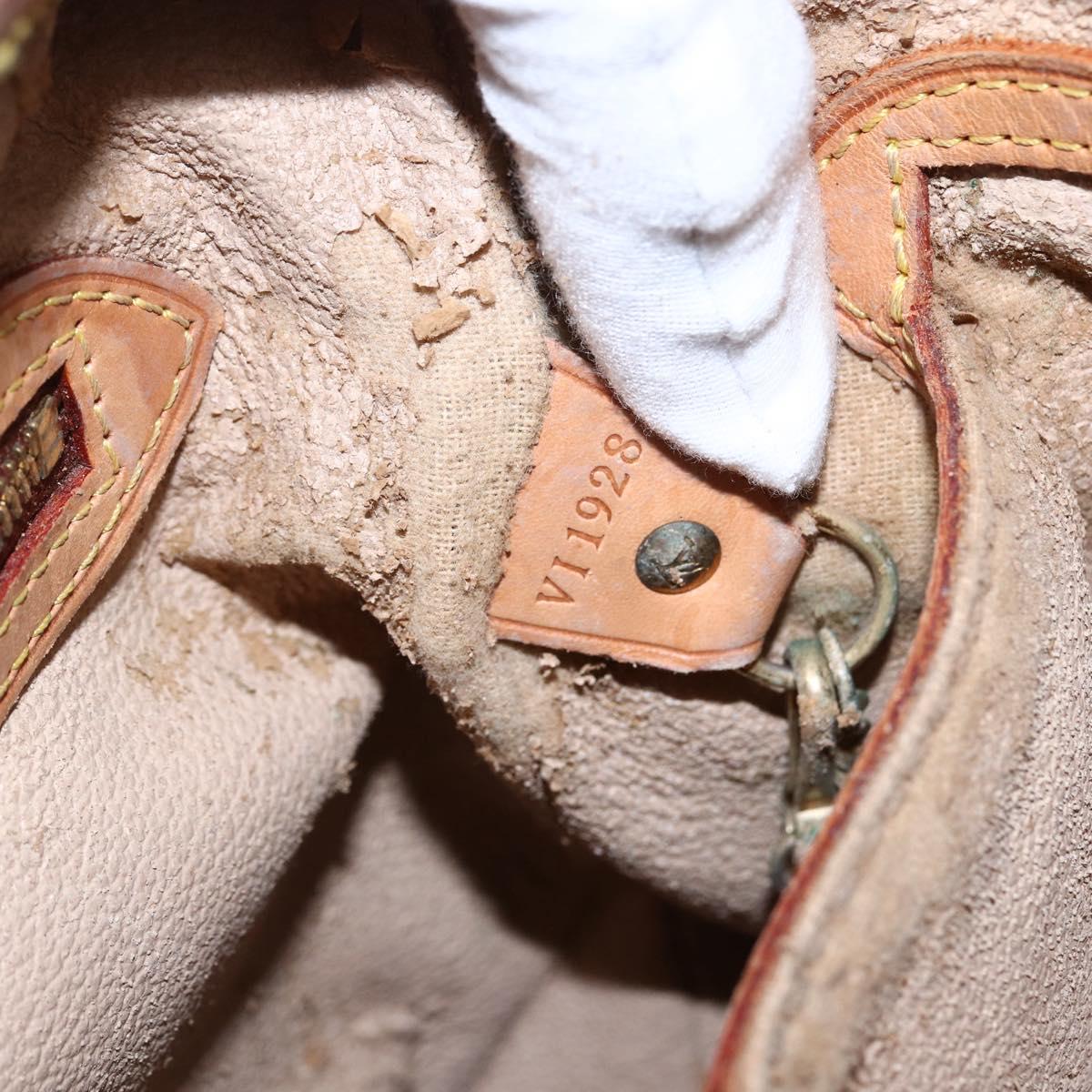 LOUIS VUITTON Monogram Bucket PM Shoulder Bag M42238 LV Auth fm5104