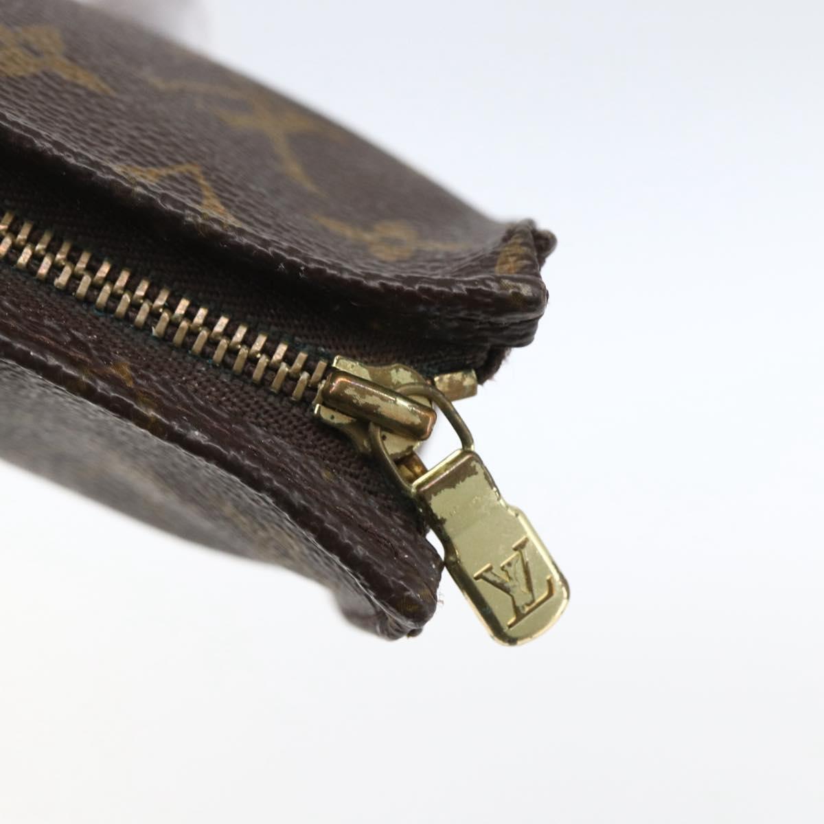 LOUIS VUITTON Monogram Poche Toilette 15 Pouch M47546 LV Auth fm5107