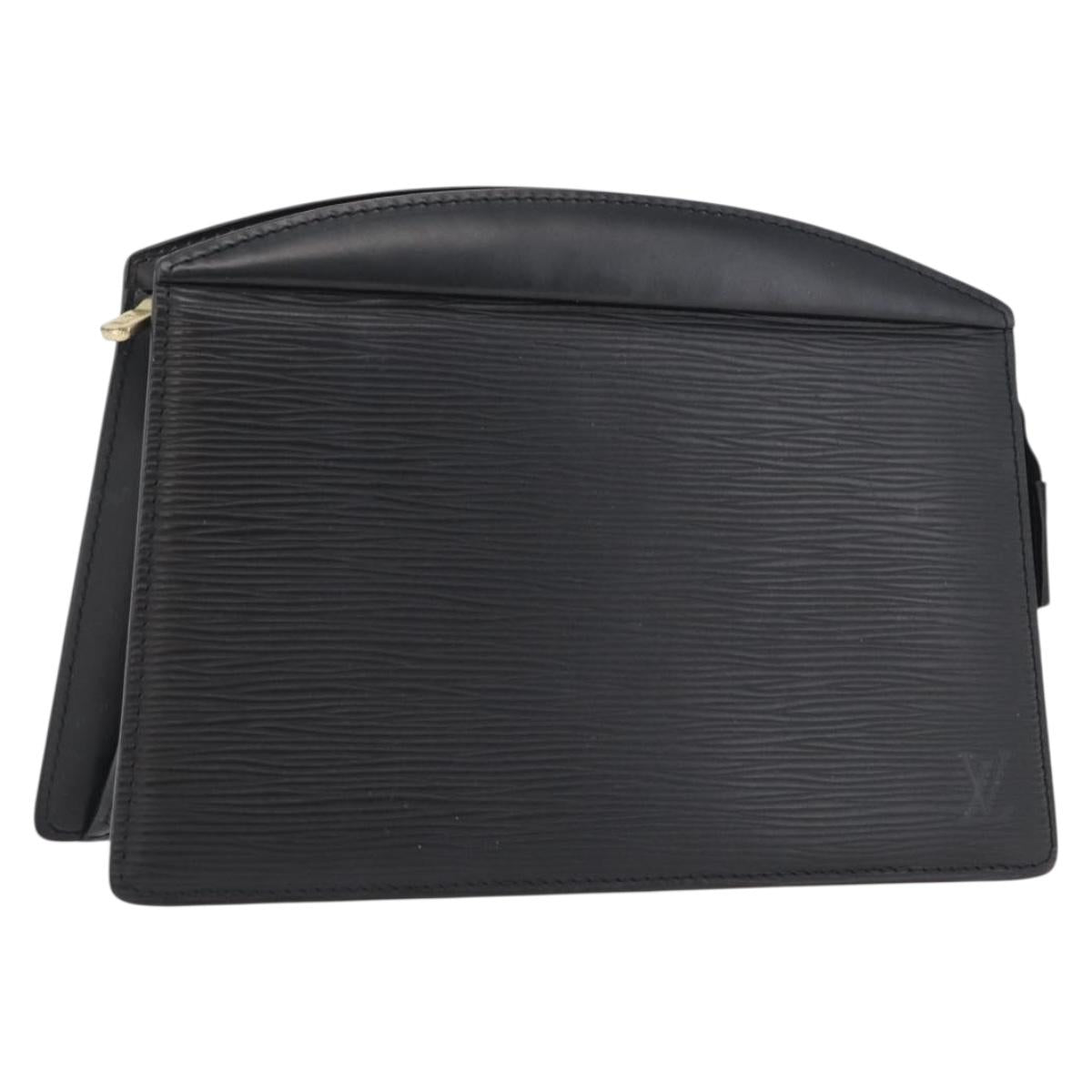 LOUIS VUITTON Epi Trousse Crete Pouch Black M48402 LV Auth fm5112