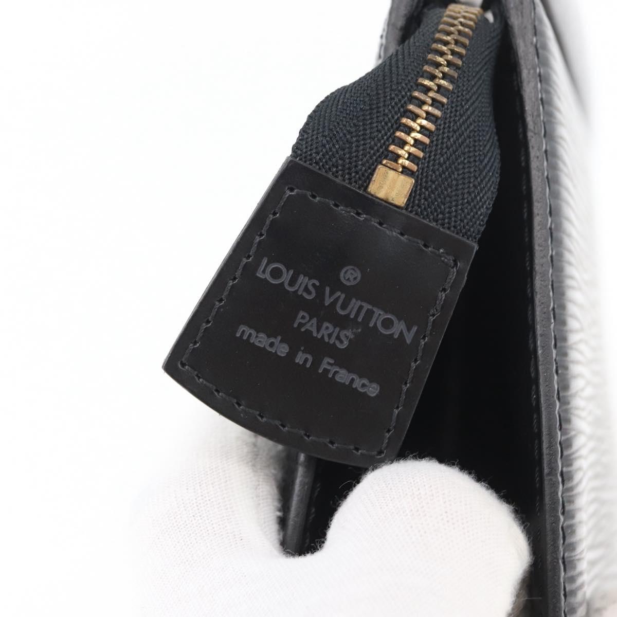 LOUIS VUITTON Epi Trousse Crete Pouch Black M48402 LV Auth fm5112