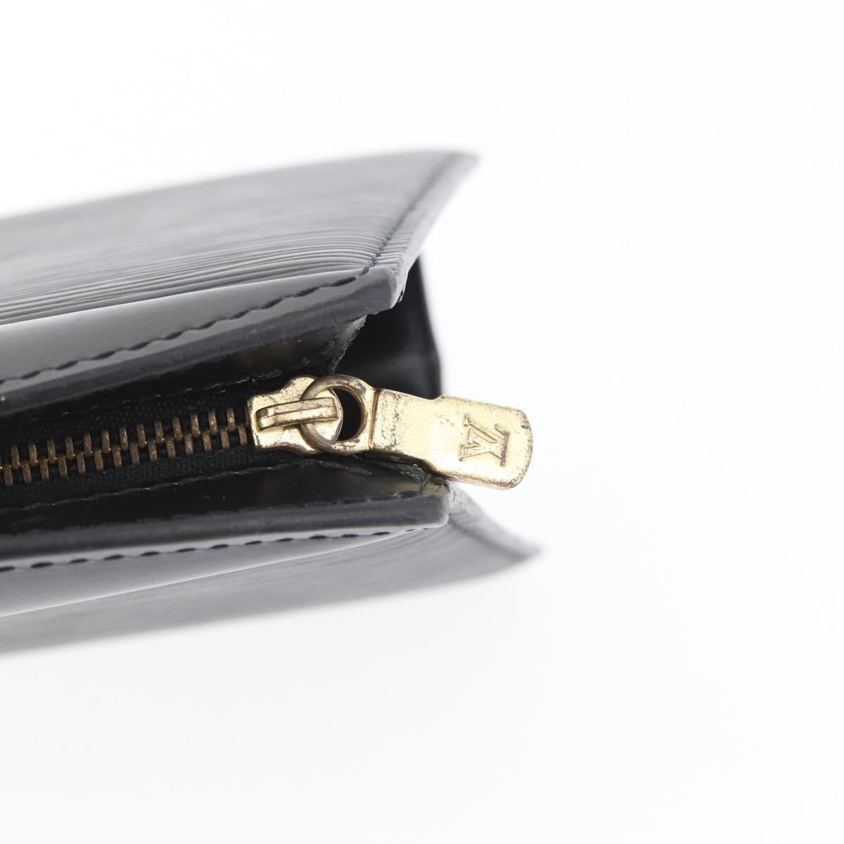 LOUIS VUITTON Epi Trousse Crete Pouch Black M48402 LV Auth fm5112