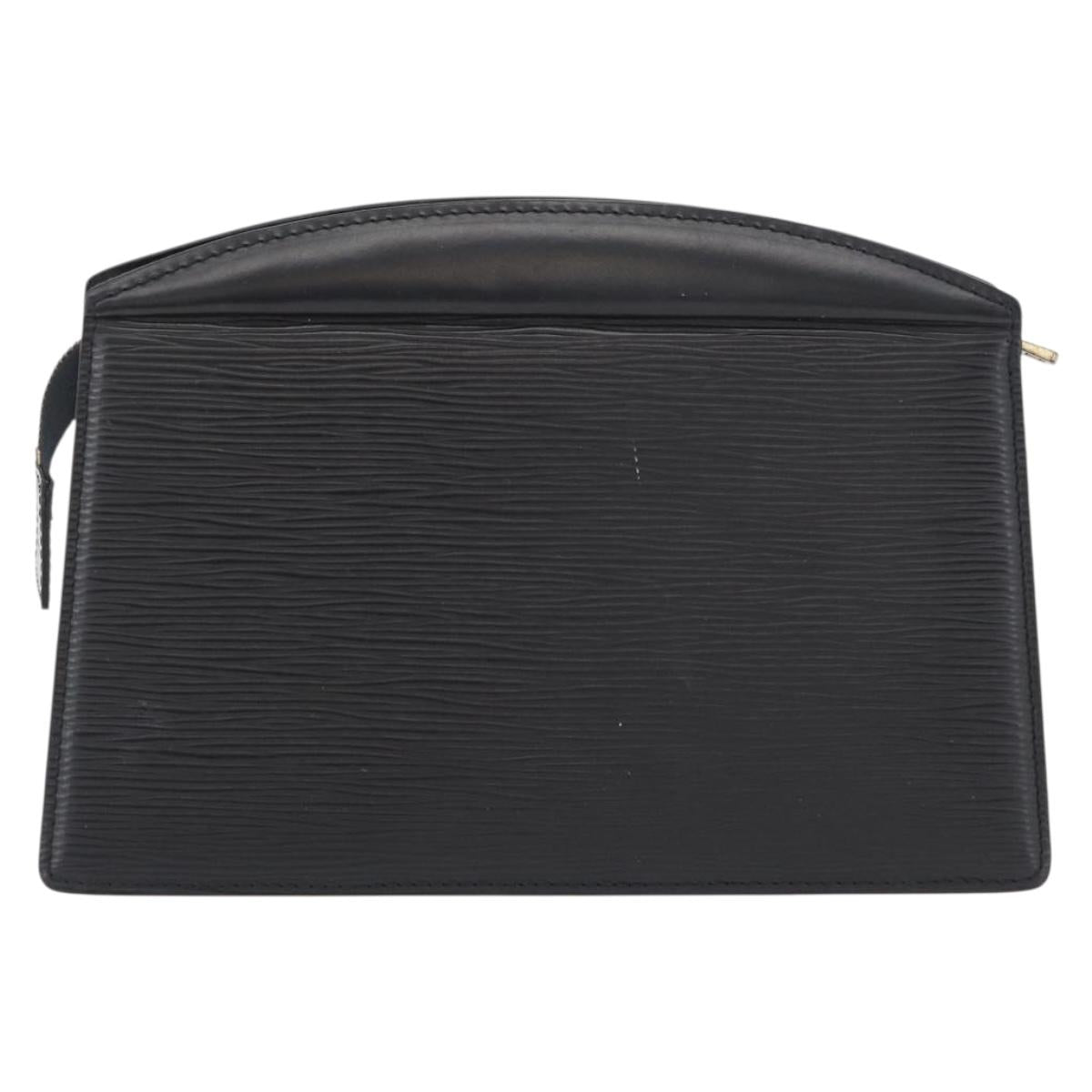 LOUIS VUITTON Epi Trousse Crete Pouch Black M48402 LV Auth fm5112