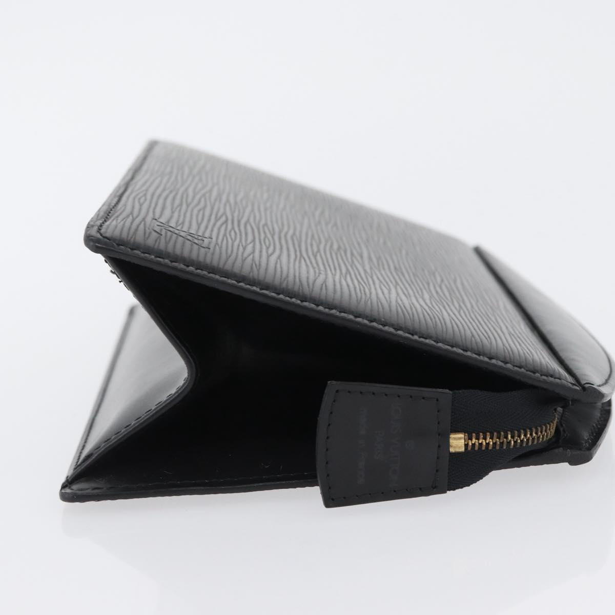 LOUIS VUITTON Epi Trousse Crete Pouch Black M48402 LV Auth fm5112