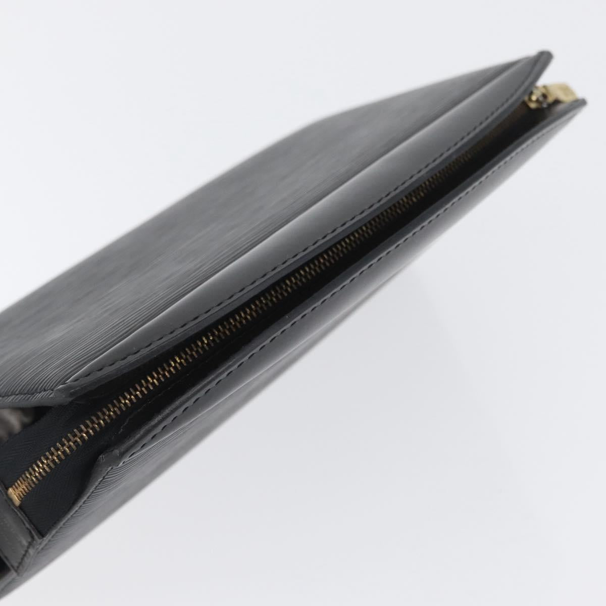 LOUIS VUITTON Epi Trousse Crete Pouch Black M48402 LV Auth fm5112