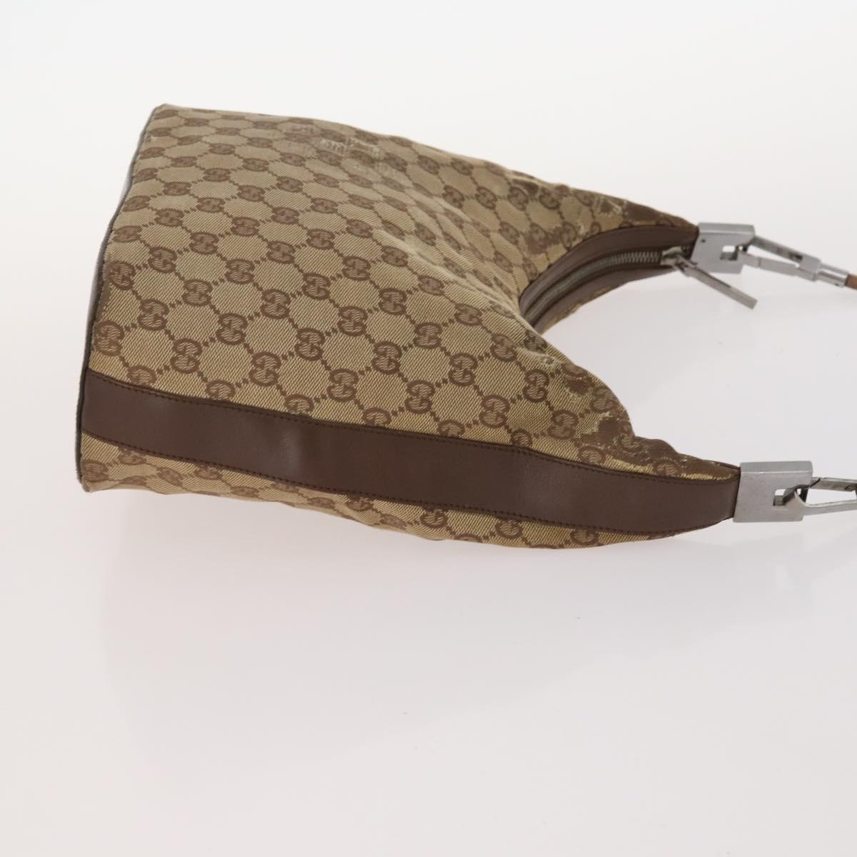 GUCCI GG Supreme GG Canvas Hand Bag PVC Canvas 2 Set Navy Beige Auth fm5165