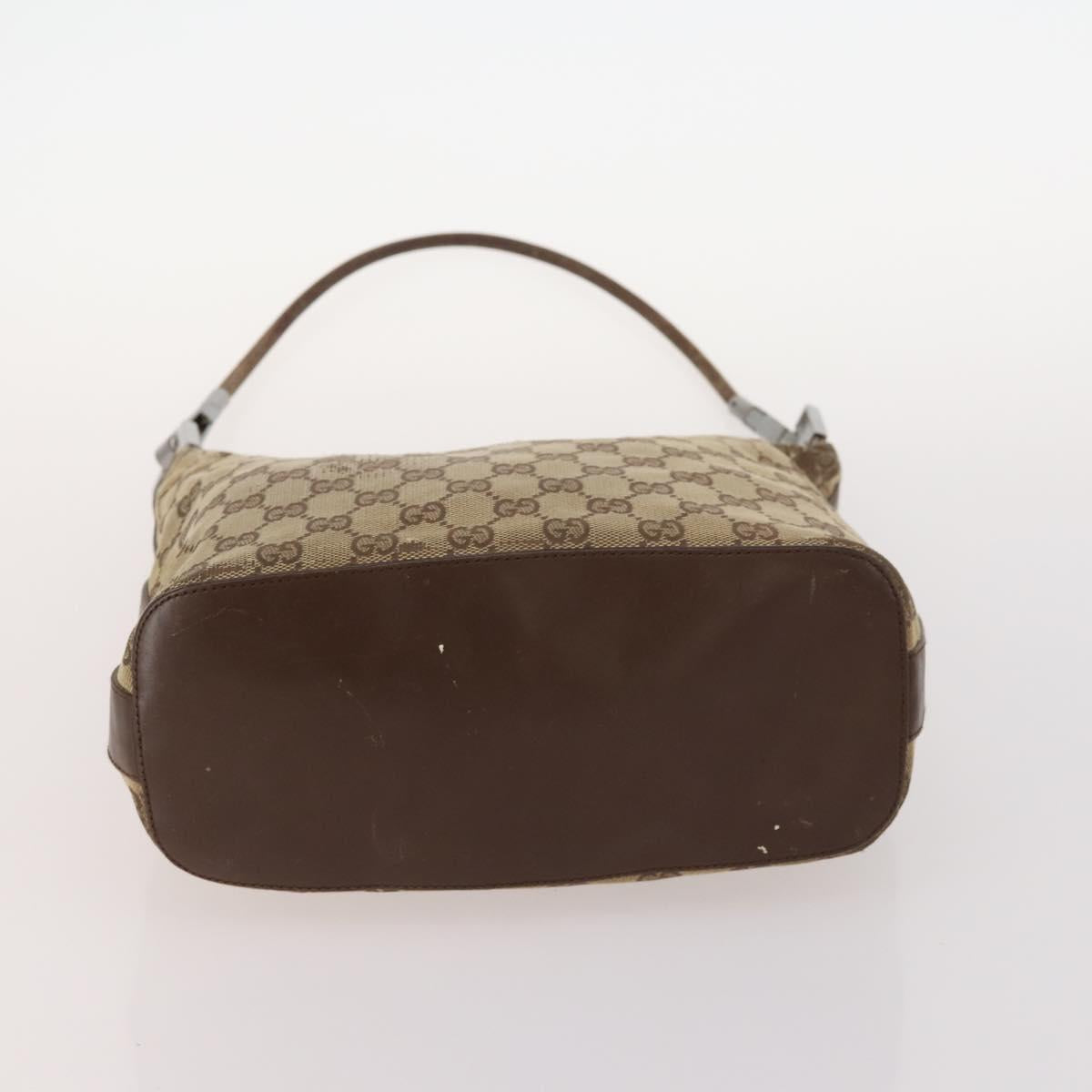 GUCCI GG Supreme GG Canvas Hand Bag PVC Canvas 2 Set Navy Beige Auth fm5165