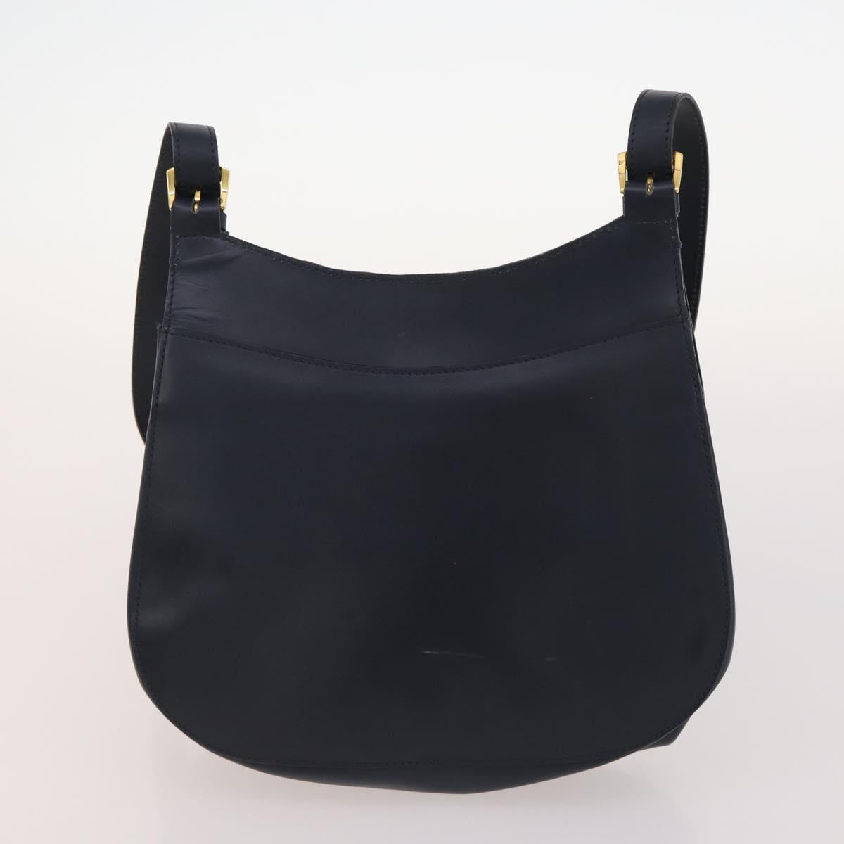 CELINE Macadam Canvas Bag PVC Leather 3 Set Brown Beige Navy Auth fm5170