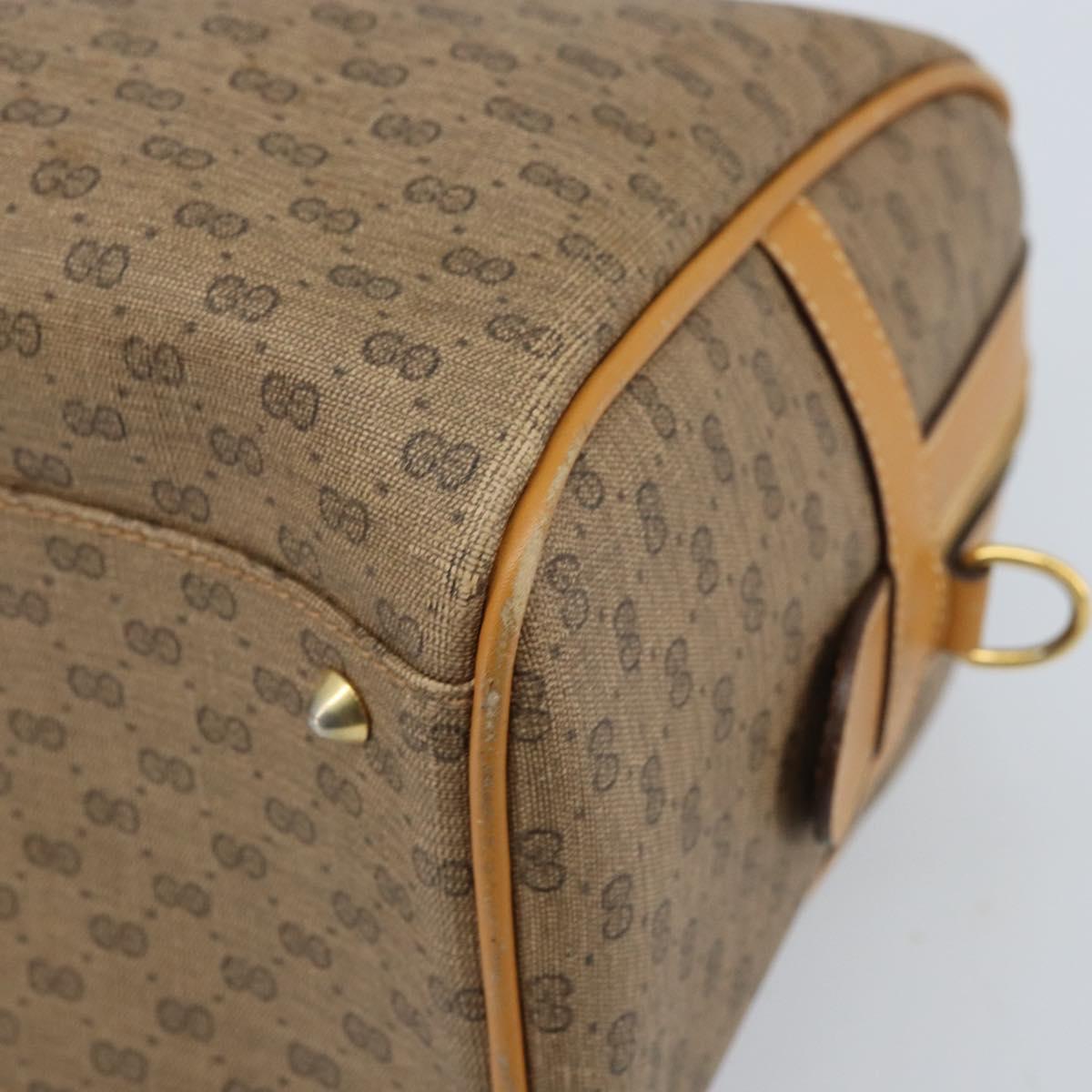 GUCCI Micro GG Supreme Web Sherry Line Bag PVC 2way 002 115 0165 Auth fm5175