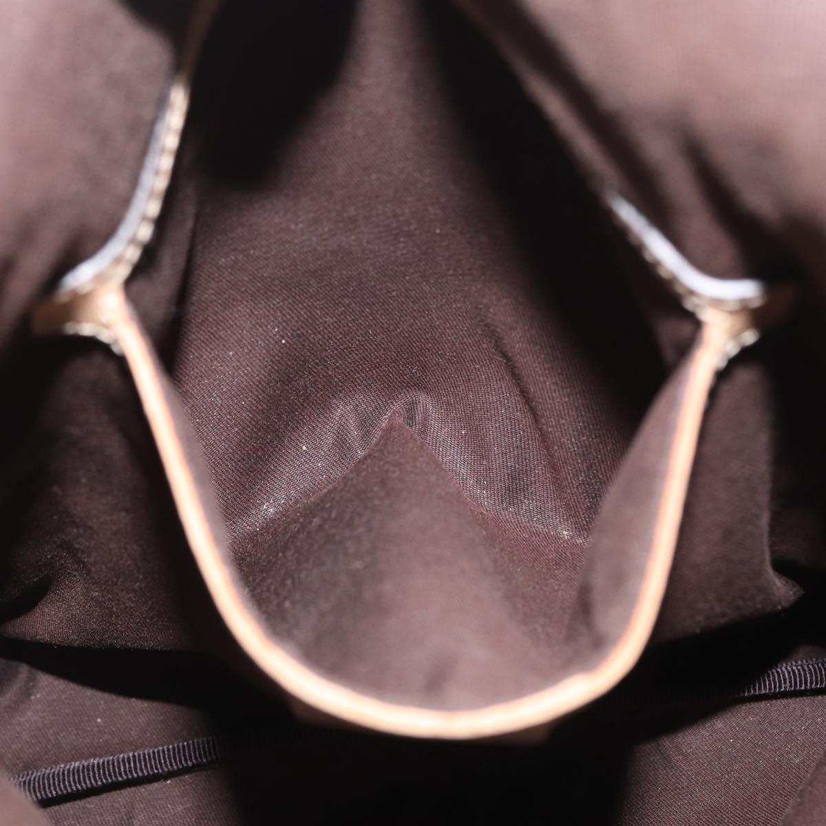 GUCCI GG Supreme Shoulder Bag PVC Ivory Gold 223666 Auth fm5187