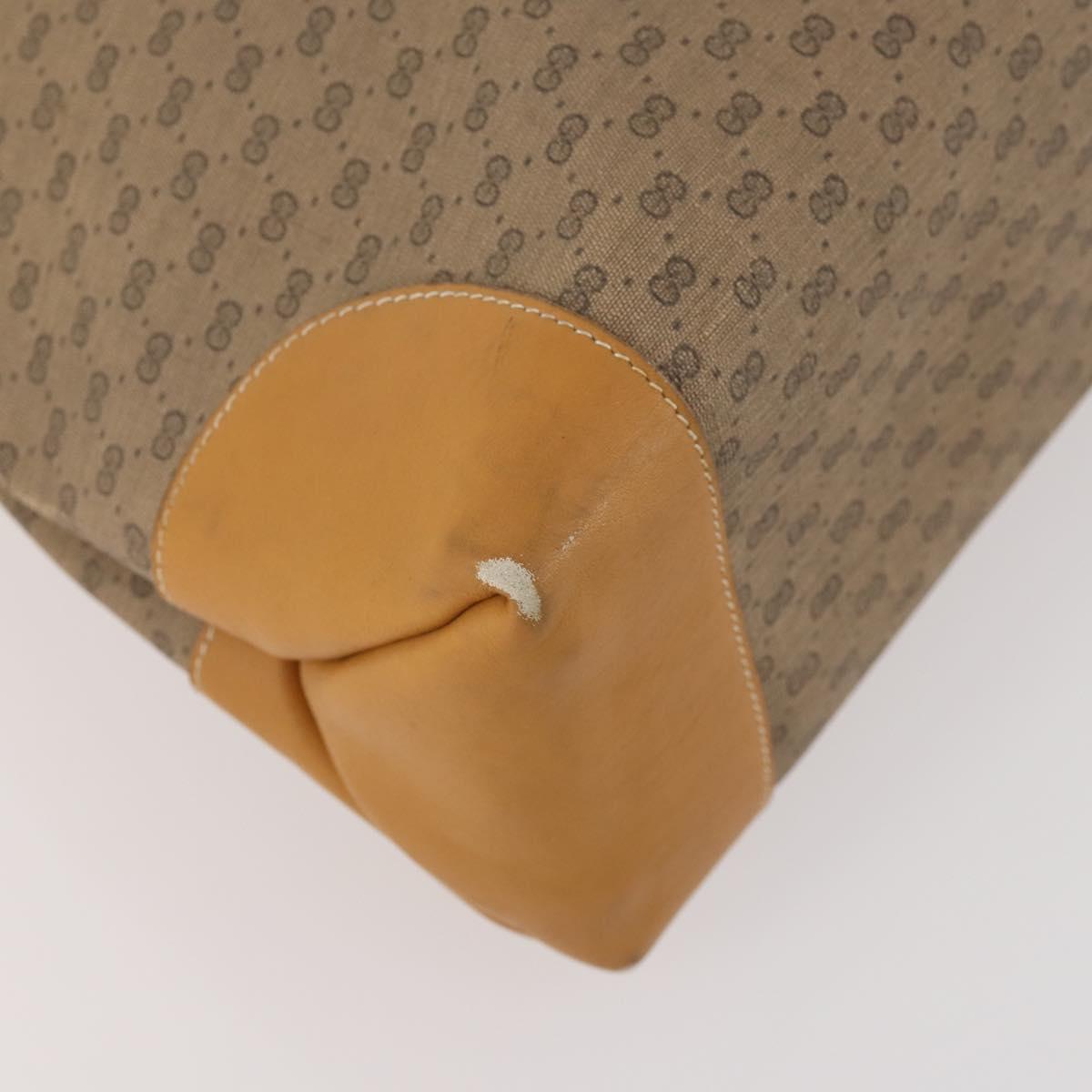 GUCCI GG Supreme Tote Bag PVC Beige Gold 002 123 0172 Auth fm5188