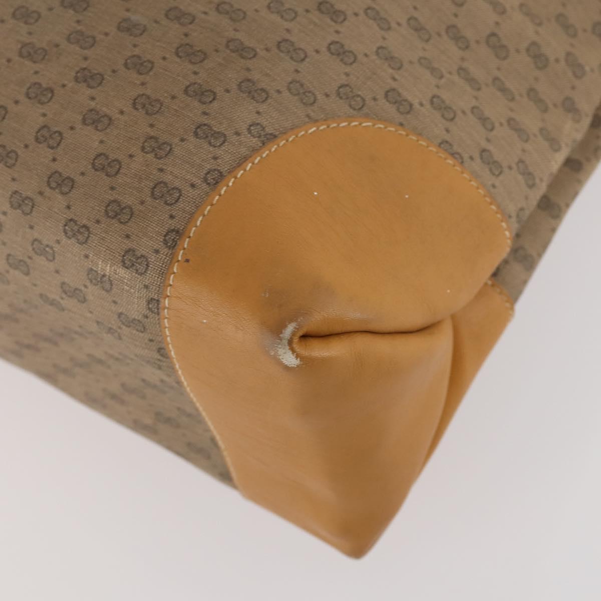 GUCCI GG Supreme Tote Bag PVC Beige Gold 002 123 0172 Auth fm5188