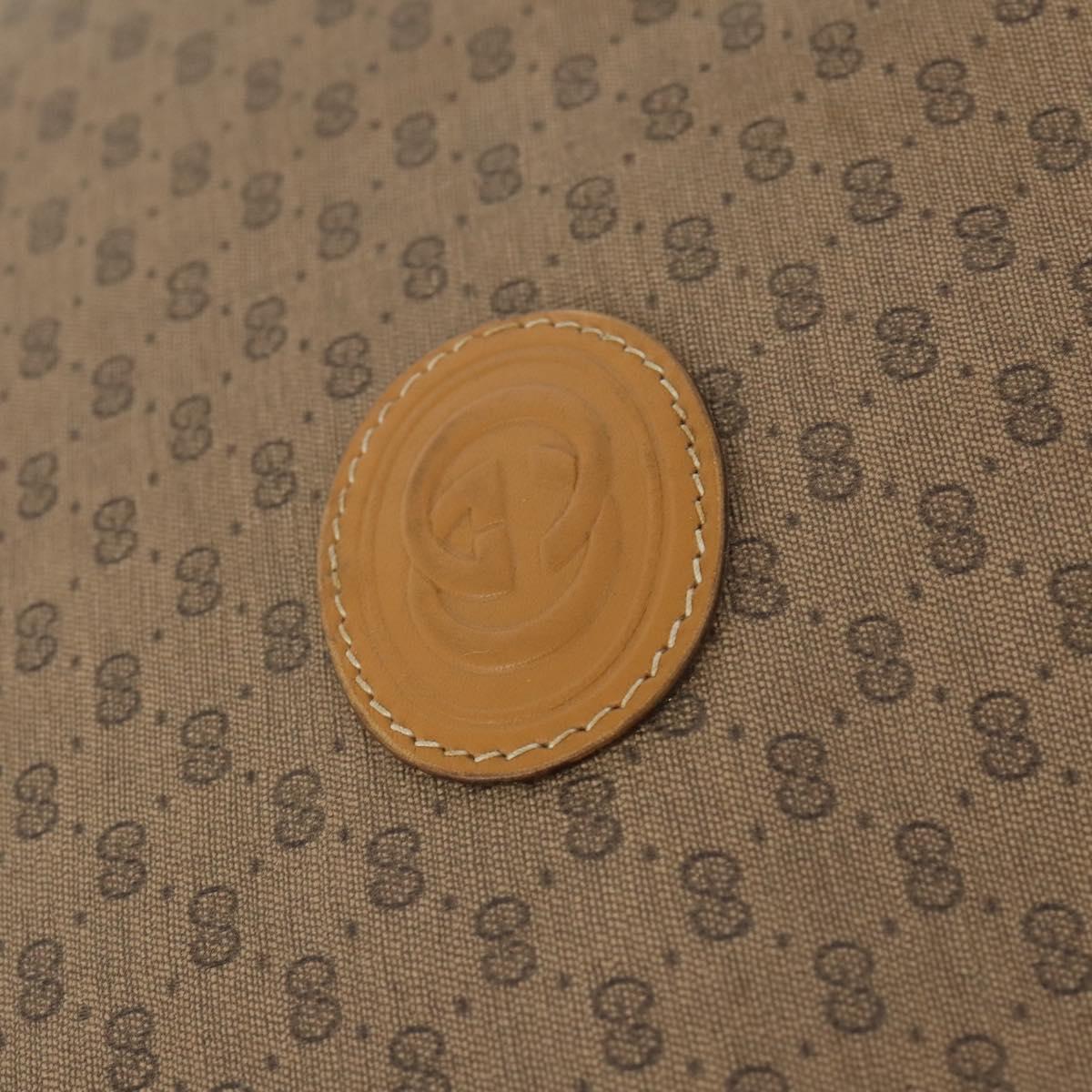 GUCCI GG Supreme Tote Bag PVC Beige Gold 002 123 0172 Auth fm5188