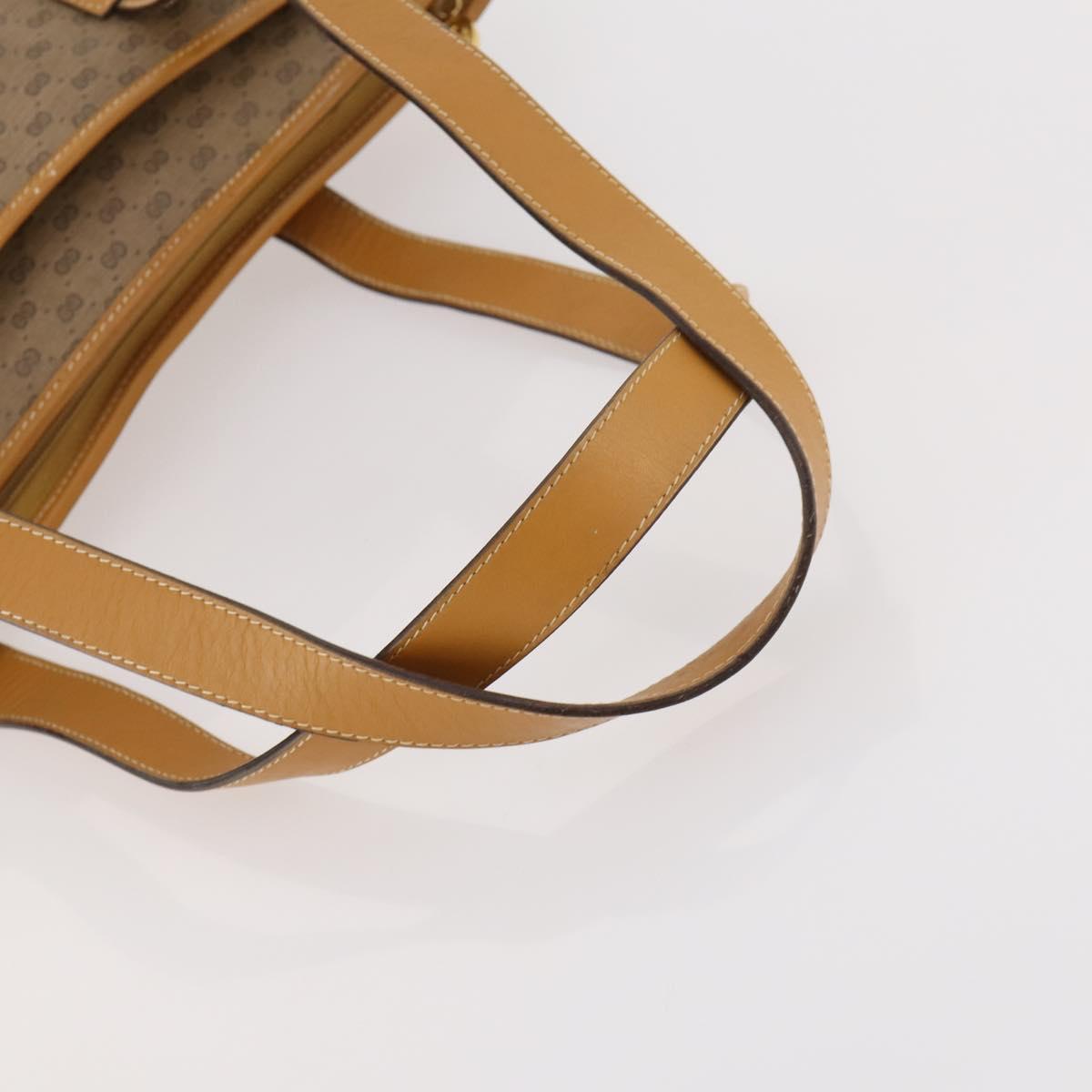 GUCCI GG Supreme Tote Bag PVC Beige Gold 002 123 0172 Auth fm5188