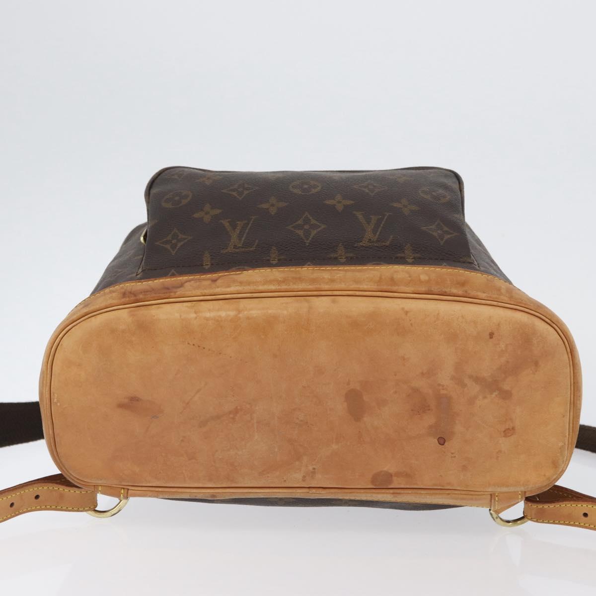 LOUIS VUITTON Monogram Montsouris GM Backpack M51135 LV Auth fm5194