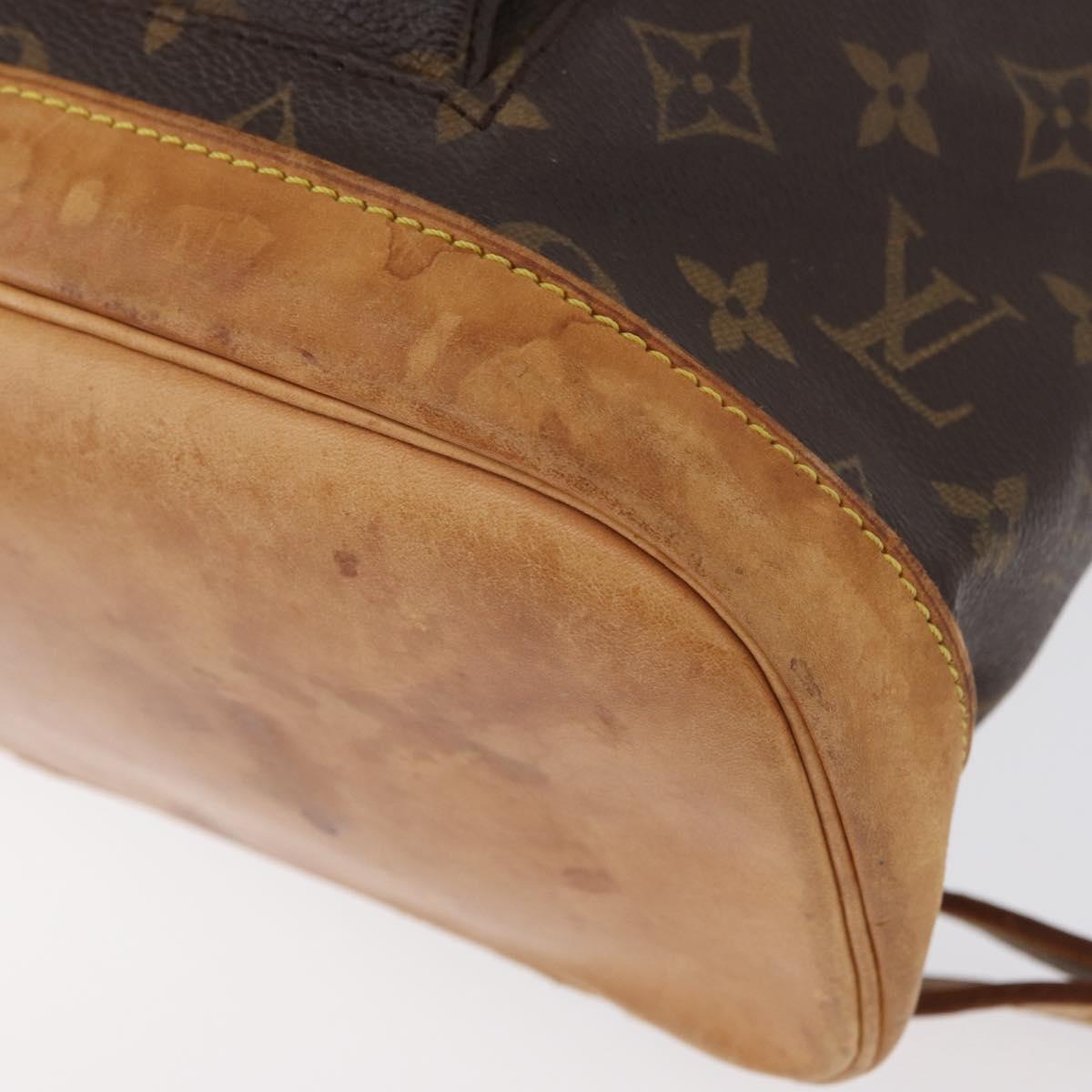 LOUIS VUITTON Monogram Montsouris GM Backpack M51135 LV Auth fm5194