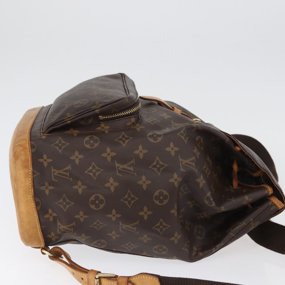 LOUIS VUITTON Monogram Montsouris GM Backpack M51135 LV Auth fm5194