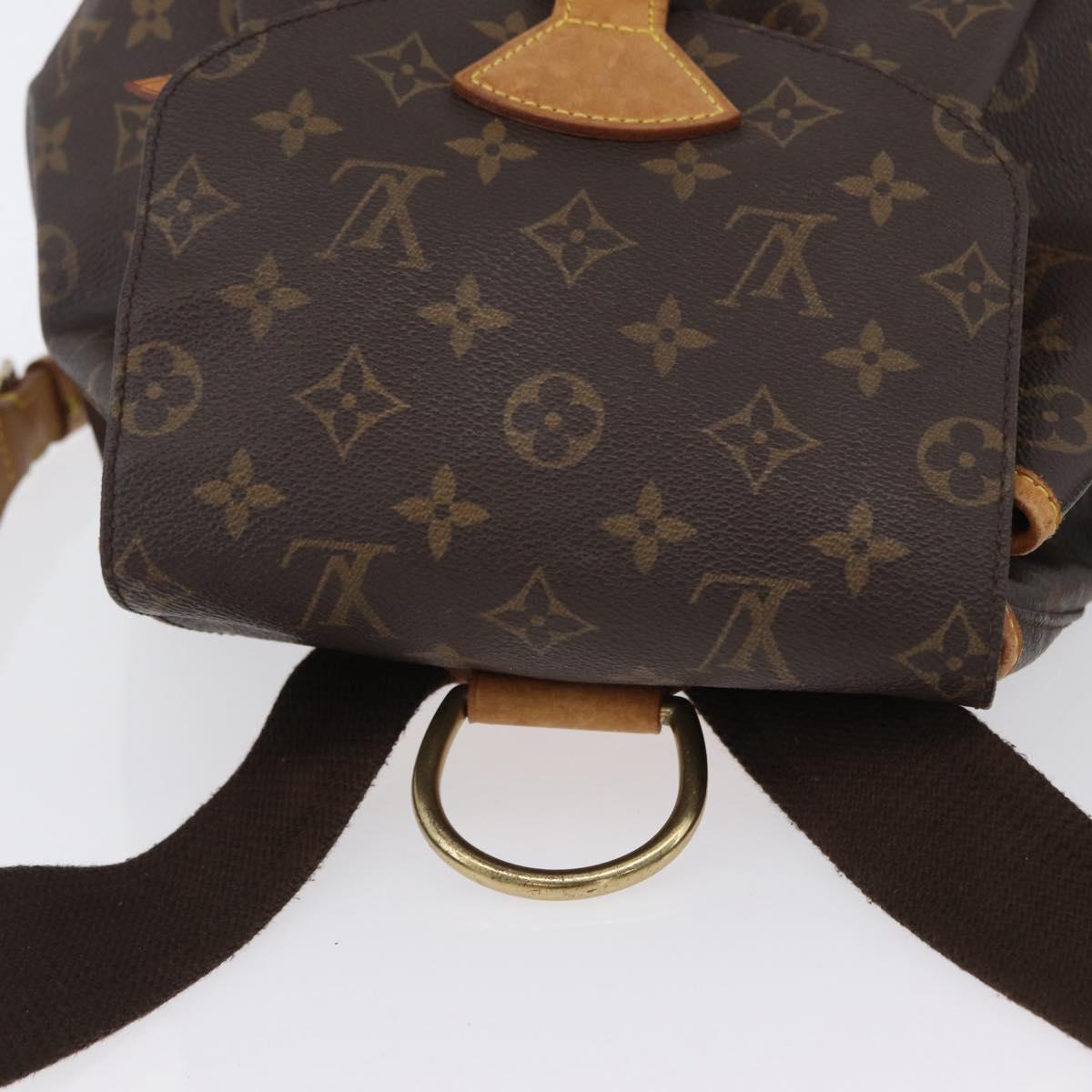 LOUIS VUITTON Monogram Montsouris GM Backpack M51135 LV Auth fm5194