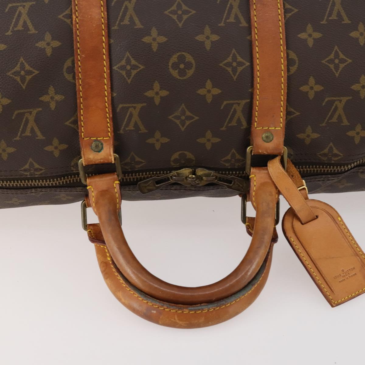 LOUIS VUITTON Monogram Keepall 50 Boston Bag M41426 LV Auth fm5195
