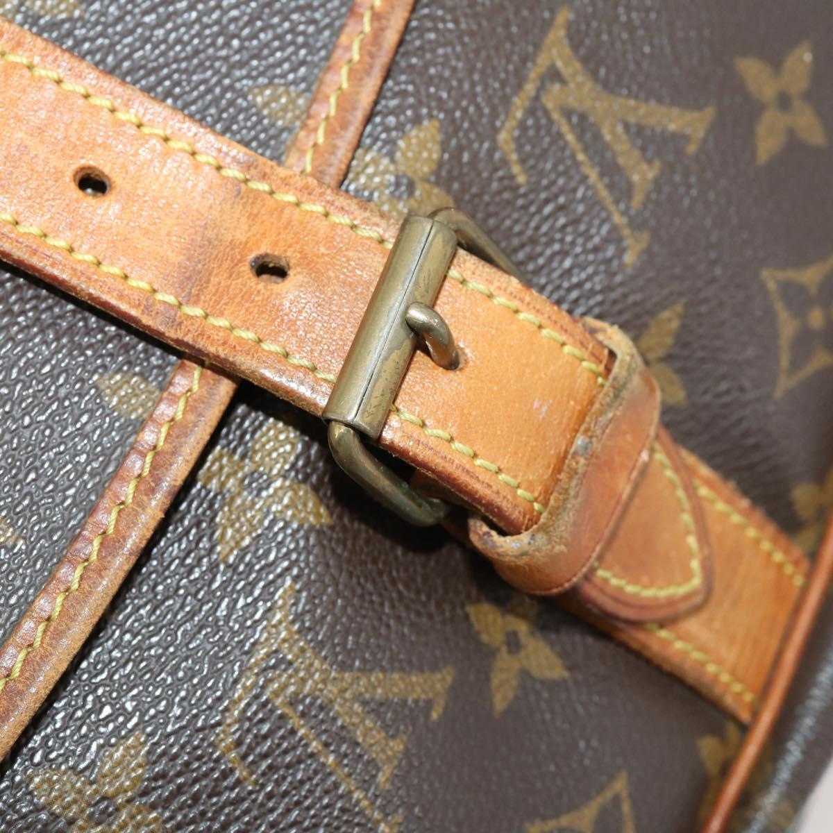 LOUIS VUITTON Monogram Saumur 35 Shoulder Bag M42254 LV Auth fm5198