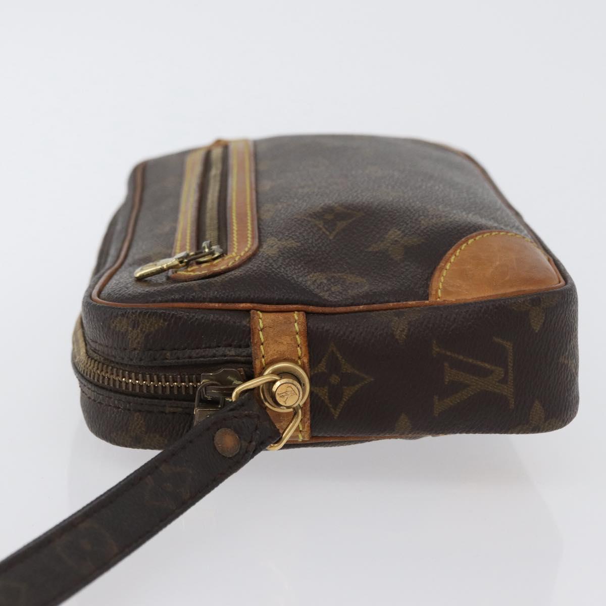 LOUIS VUITTON Monogram Marly Dragonne GM Clutch Bag M51825 LV Auth fm5202