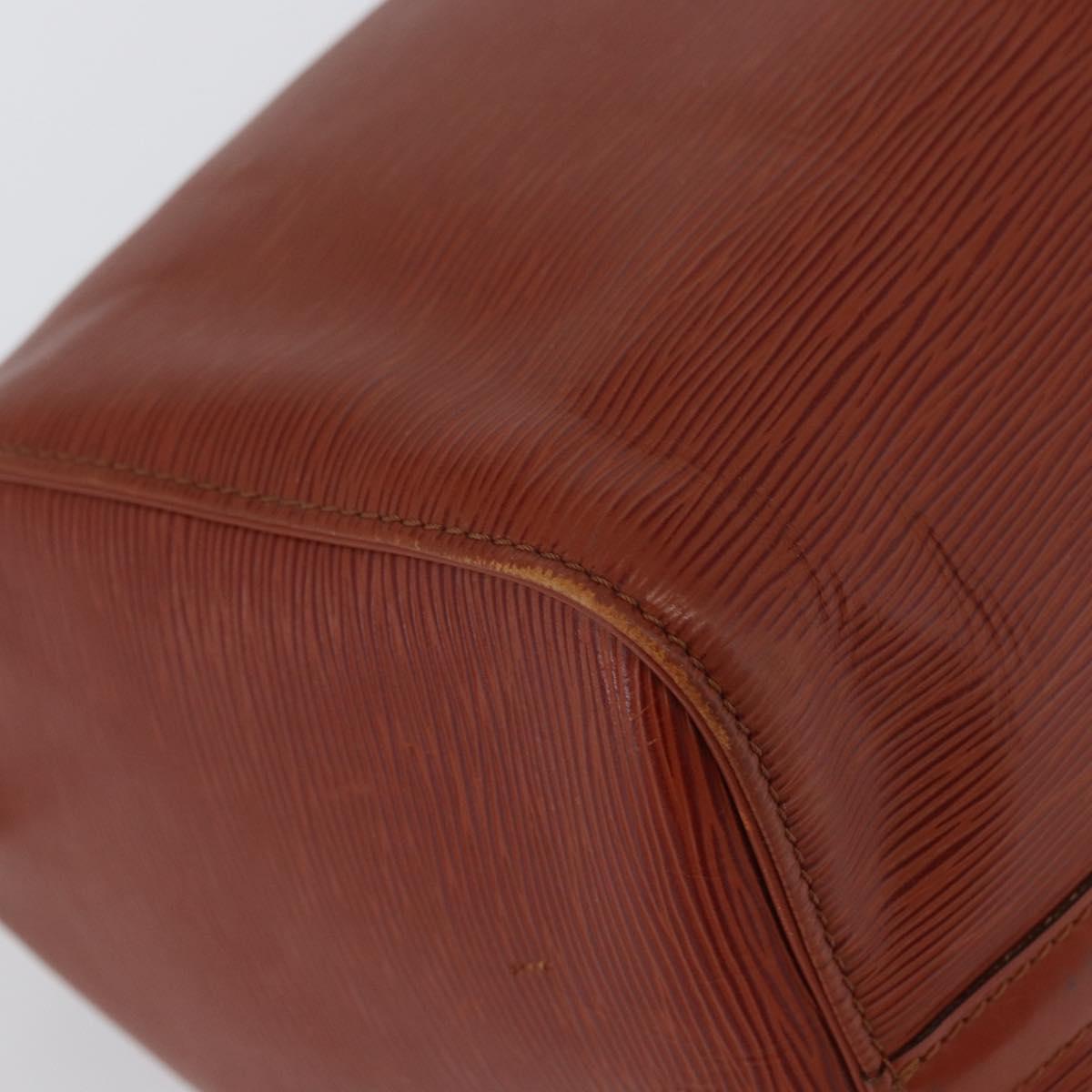 LOUIS VUITTON Epi Speedy 35 Hand Bag Brown Kenya M42993 LV Auth fm5204