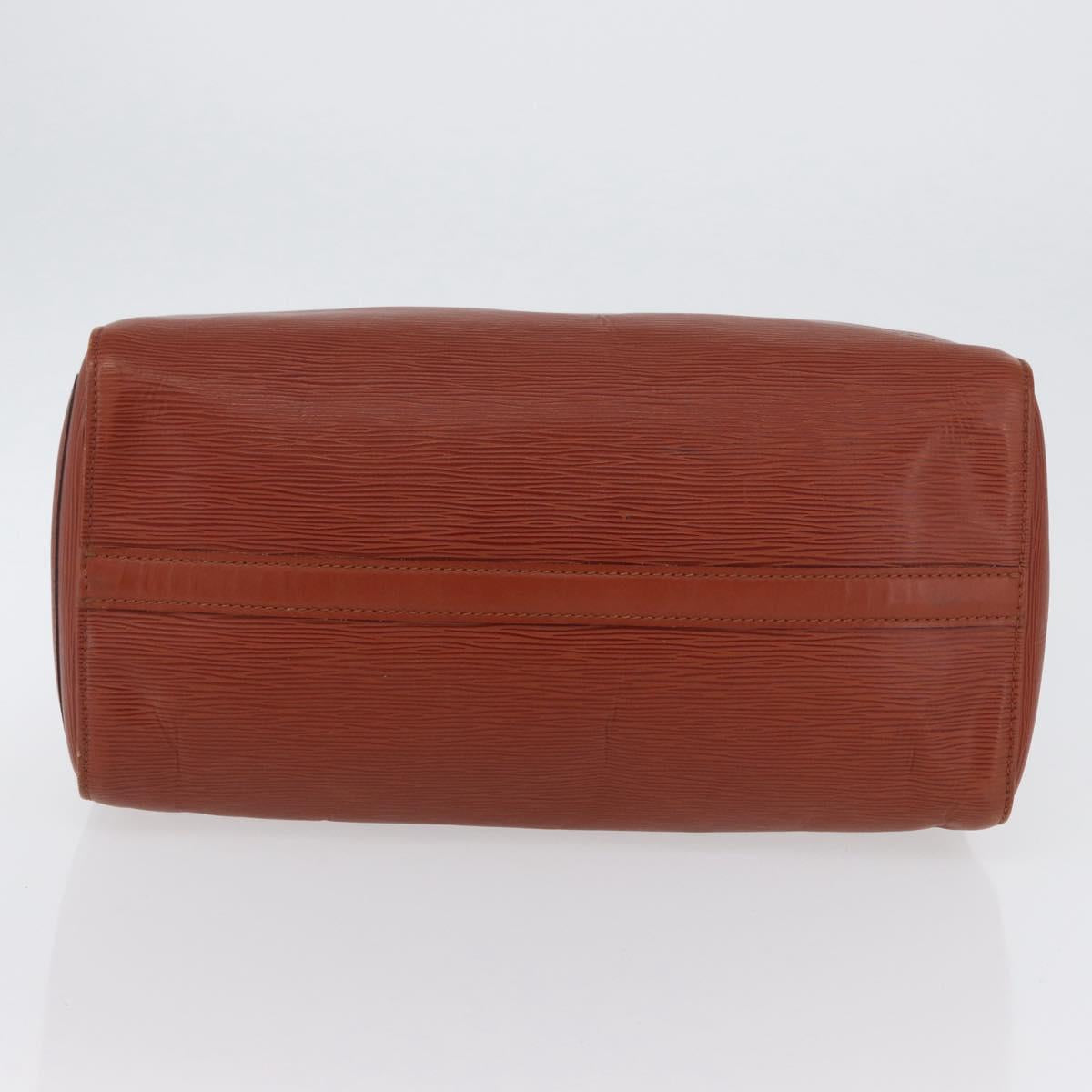 LOUIS VUITTON Epi Speedy 35 Hand Bag Brown Kenya M42993 LV Auth fm5204