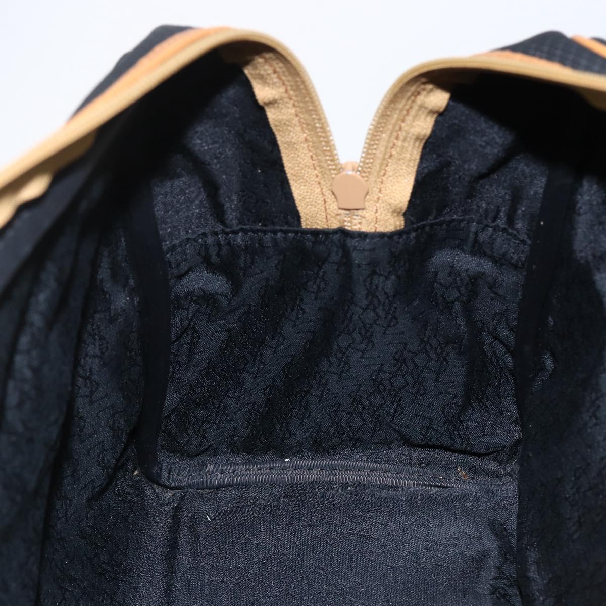 SAINT LAURENT Hand Bag PVC Black Gold Auth fm5215