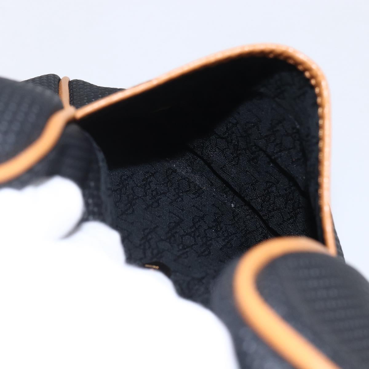 SAINT LAURENT Hand Bag PVC Black Gold Auth fm5215