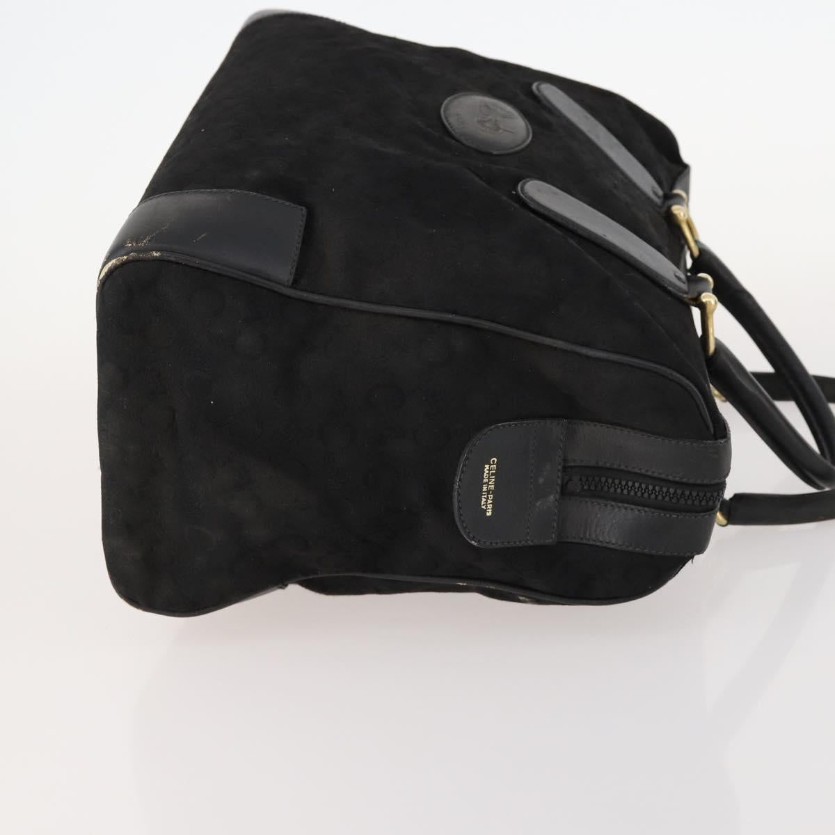CELINE Macadam Canvas C Macadam Canvas Bag PVC 2 Set Brown Black Auth fm5231