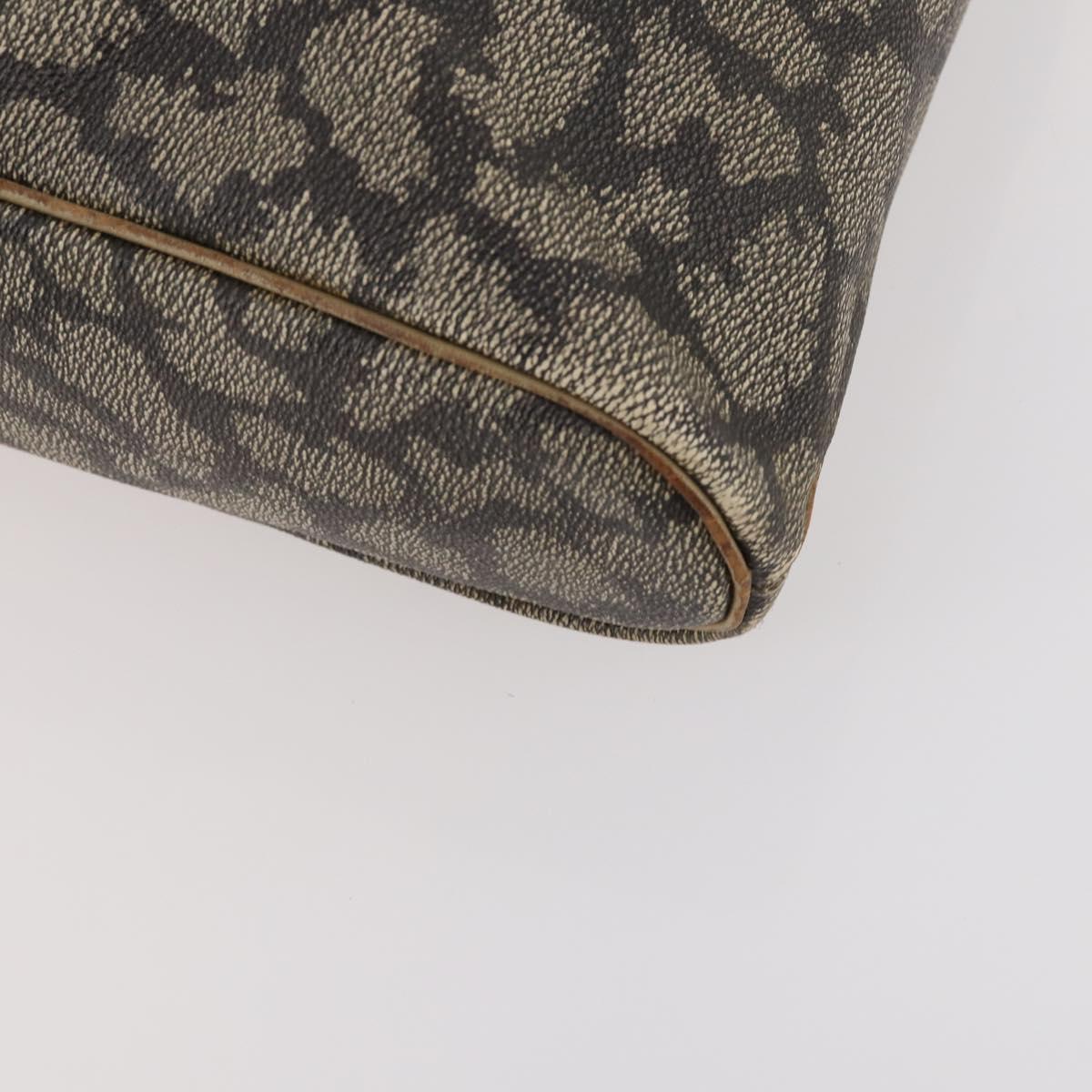 SAINT LAURENT Tote Bag PVC 2 Set Gray Auth fm5232