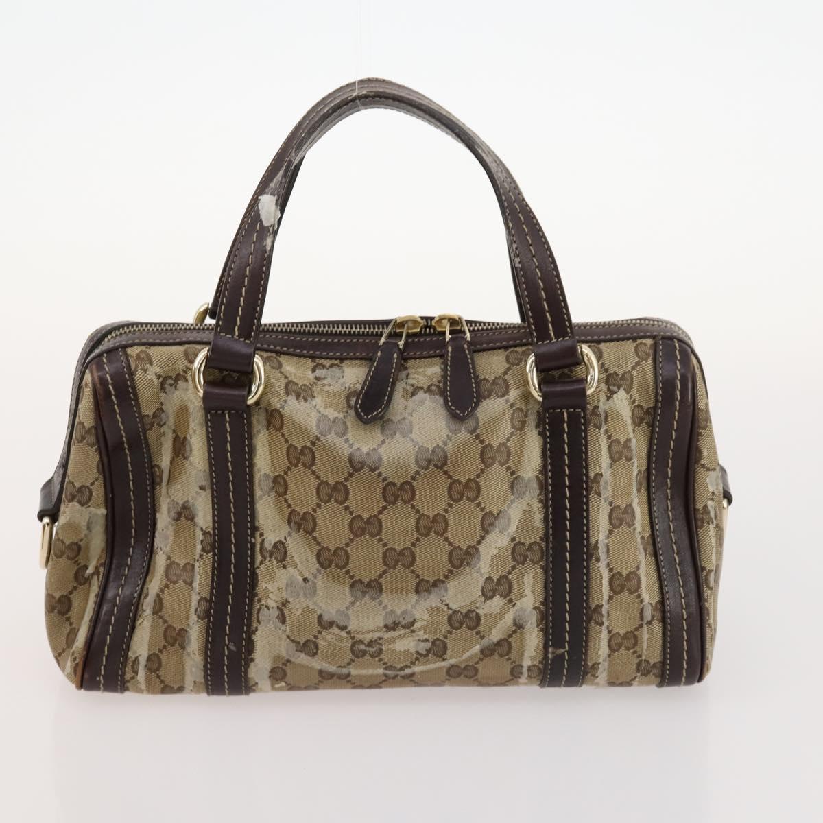 GUCCI GG Supreme Micro GG Crystal Bag Coated Canvas PVC 5 Set Black Auth fm5242