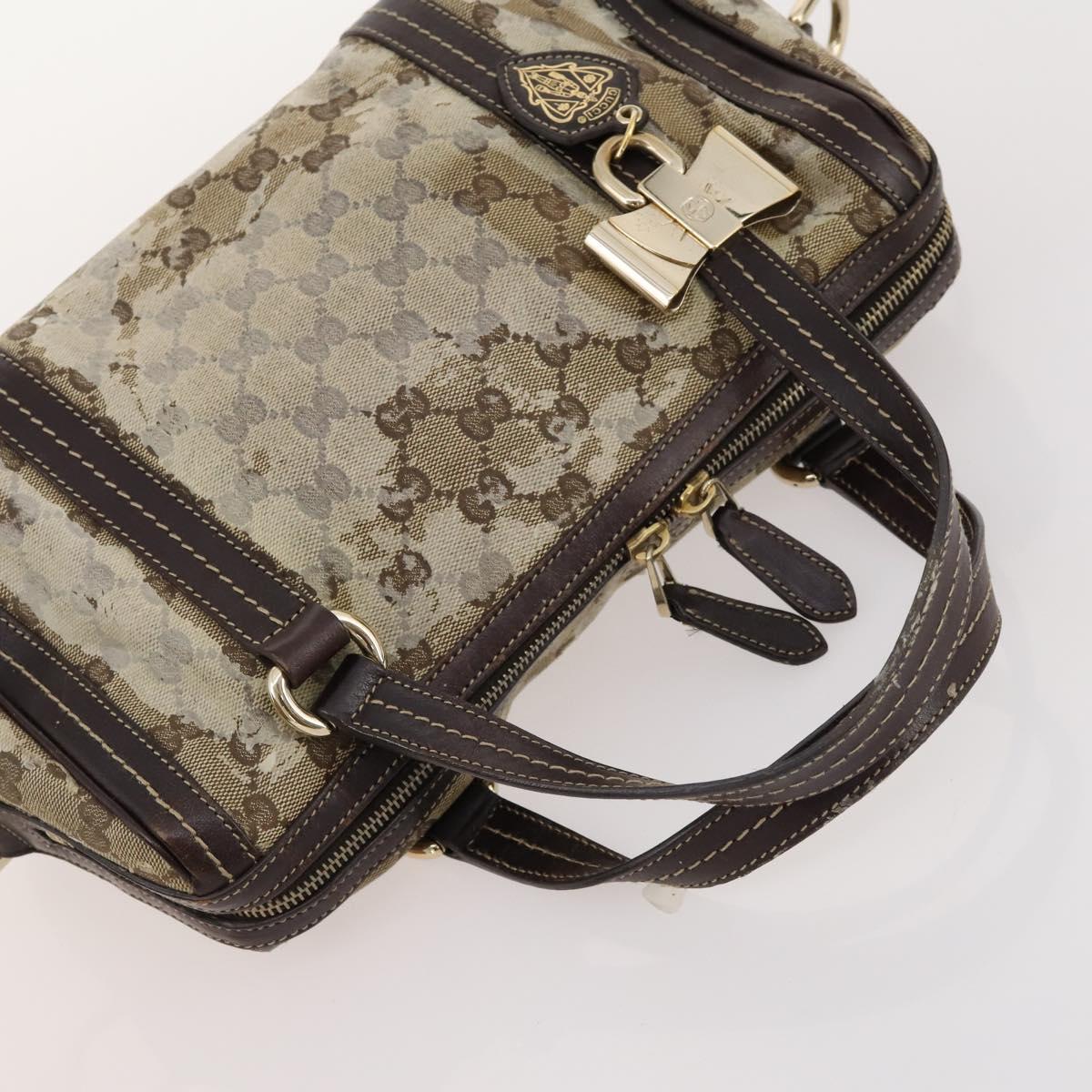 GUCCI GG Supreme Micro GG Crystal Bag Coated Canvas PVC 5 Set Black Auth fm5242
