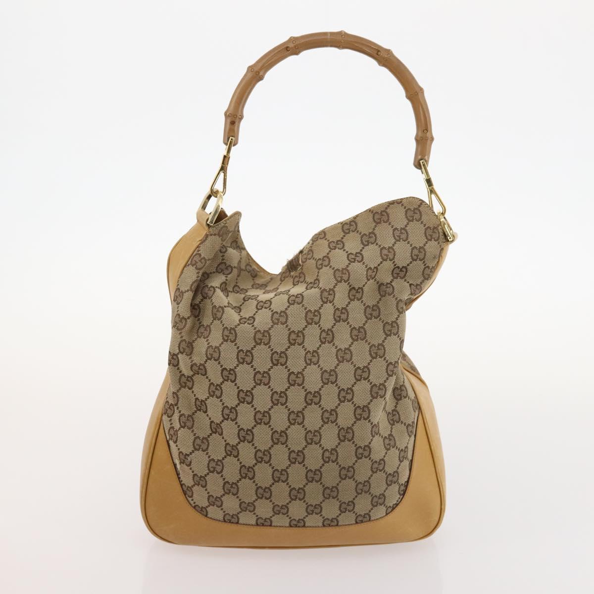 GUCCI GG Supreme Micro GG Crystal Bag Coated Canvas PVC 5 Set Black Auth fm5242