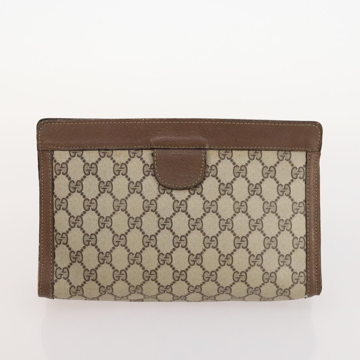 GUCCI GG Supreme Micro GG Crystal Bag Coated Canvas PVC 5 Set Black Auth fm5242