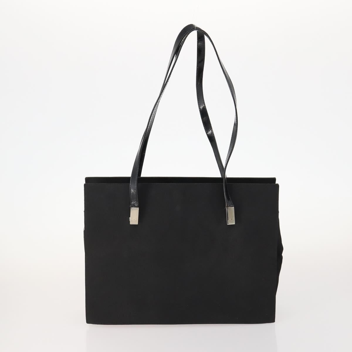 GUCCI GG Supreme Micro GG Crystal Bag Coated Canvas PVC 5 Set Black Auth fm5242