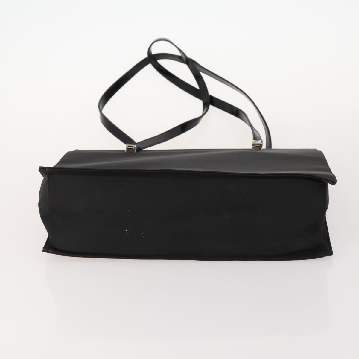 GUCCI GG Supreme Micro GG Crystal Bag Coated Canvas PVC 5 Set Black Auth fm5242