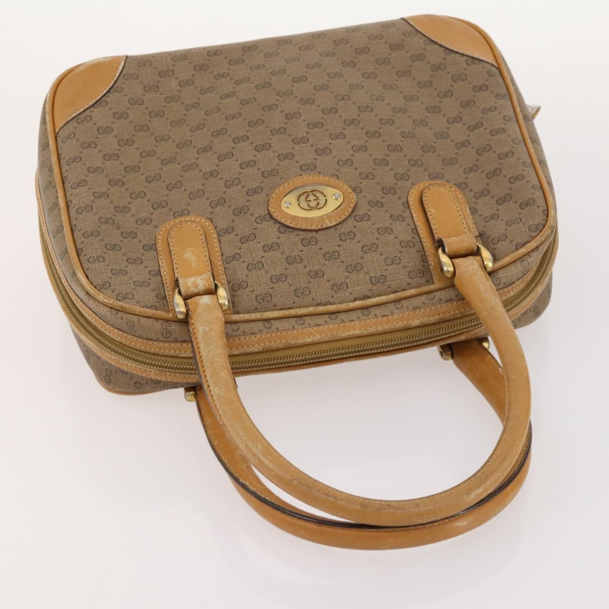 GUCCI GG Supreme Micro GG Crystal Bag Coated Canvas PVC 5 Set Black Auth fm5242